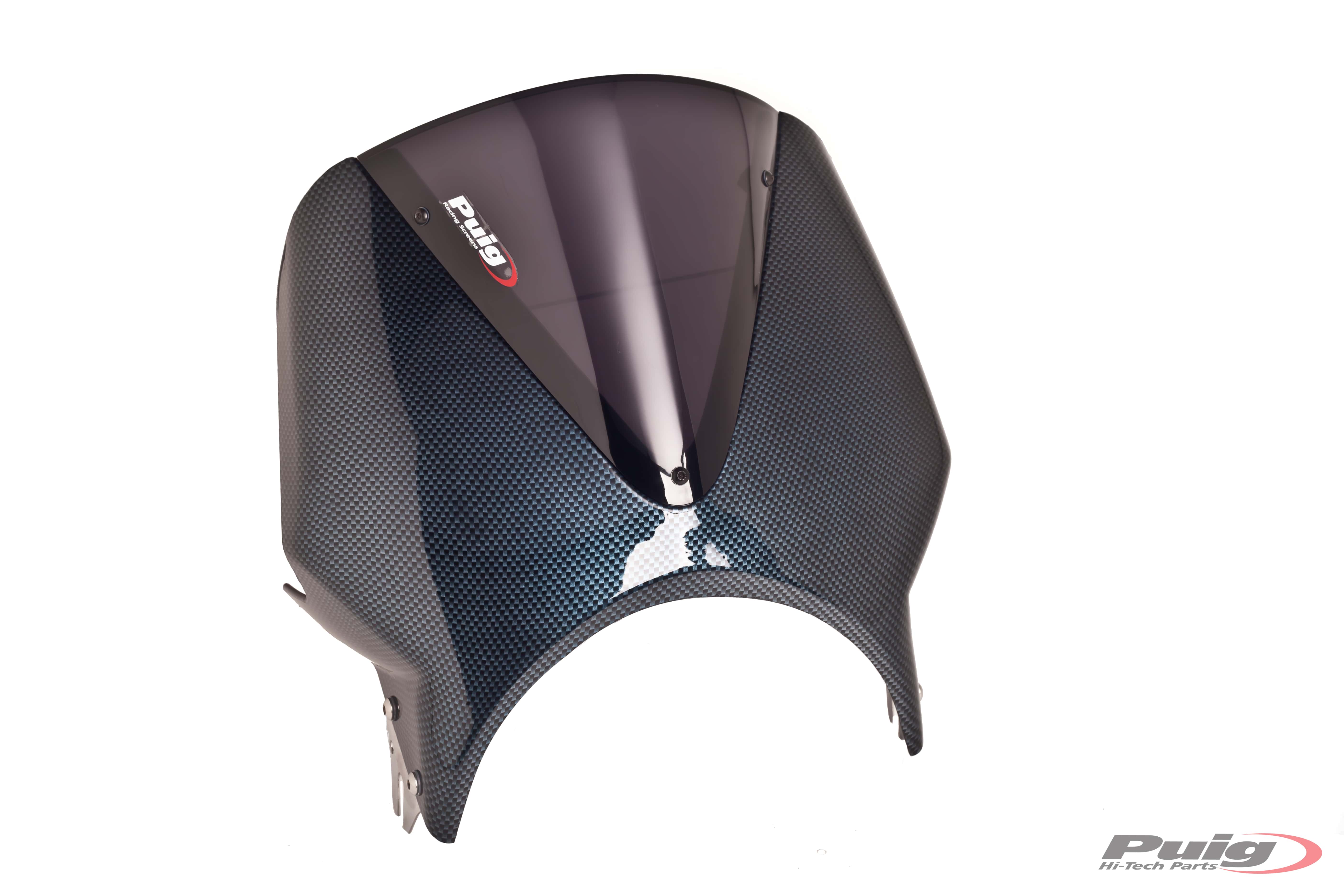 Puig Windscreen Mod.Vision Semif.C/Carbon Screen C/D.Sm