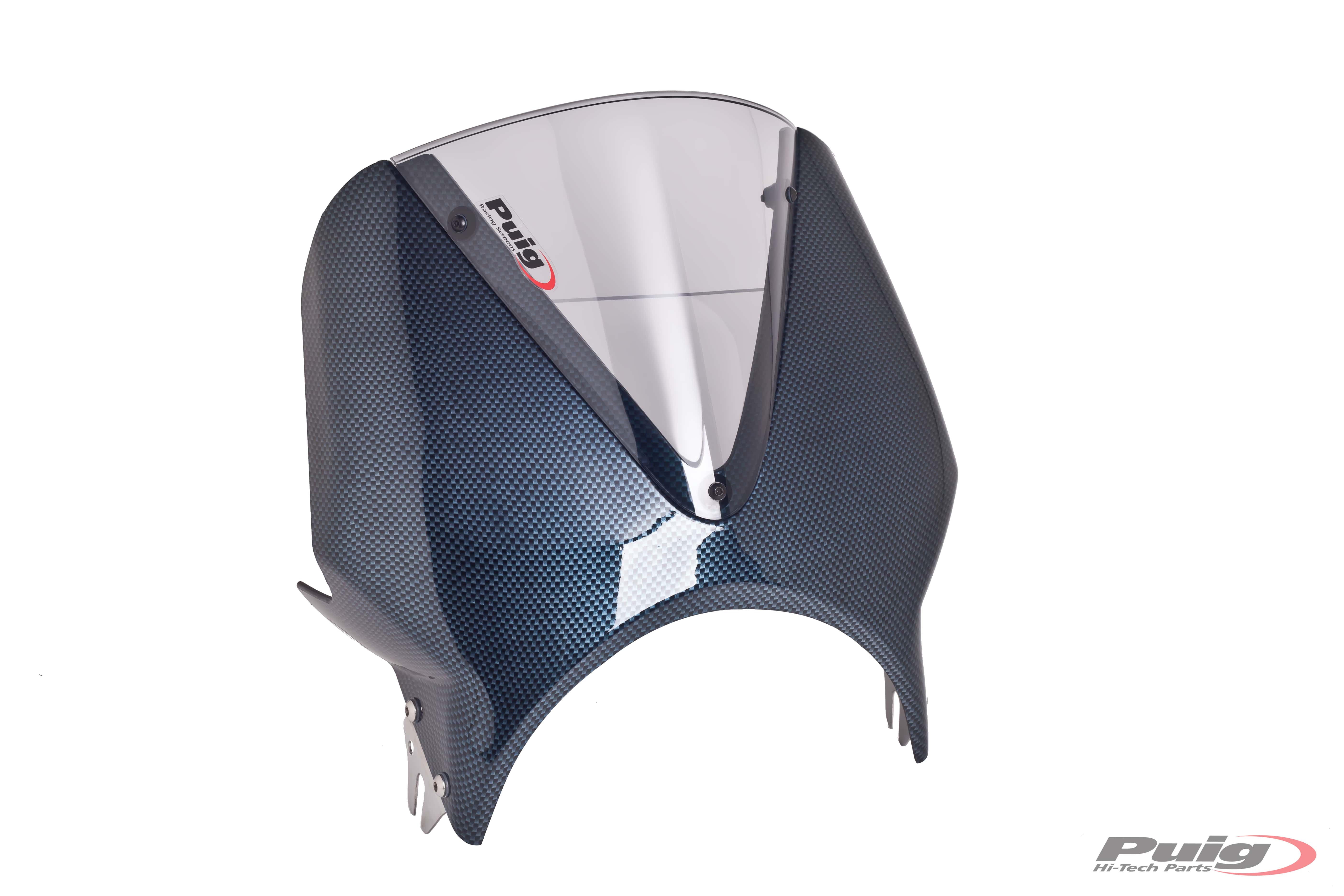 Puig Windscreen Mod.Vision Semif.C/Carbon Screen C/Smok