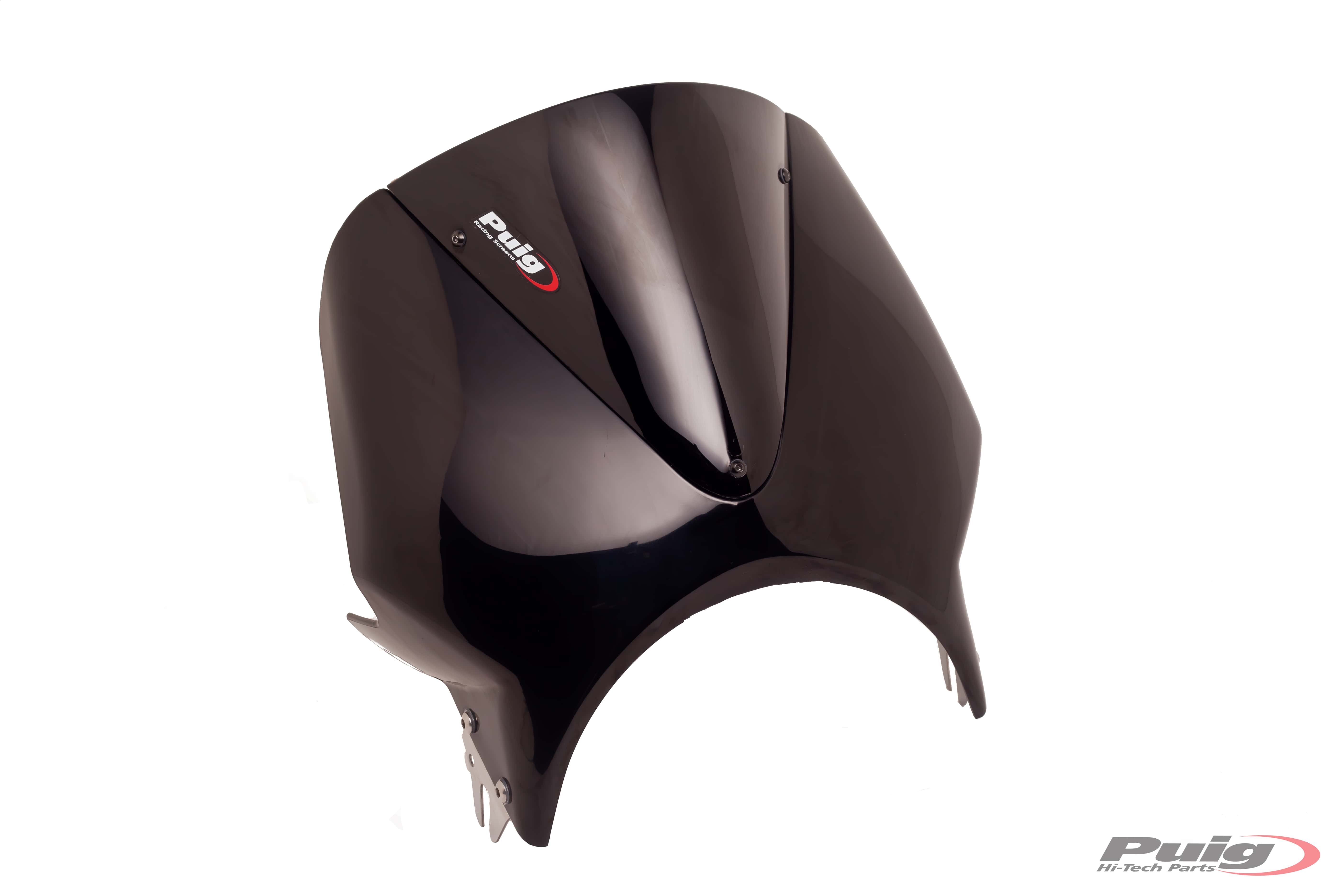 Puig Windscreen Vision Semif. C/Black Screen C/Black