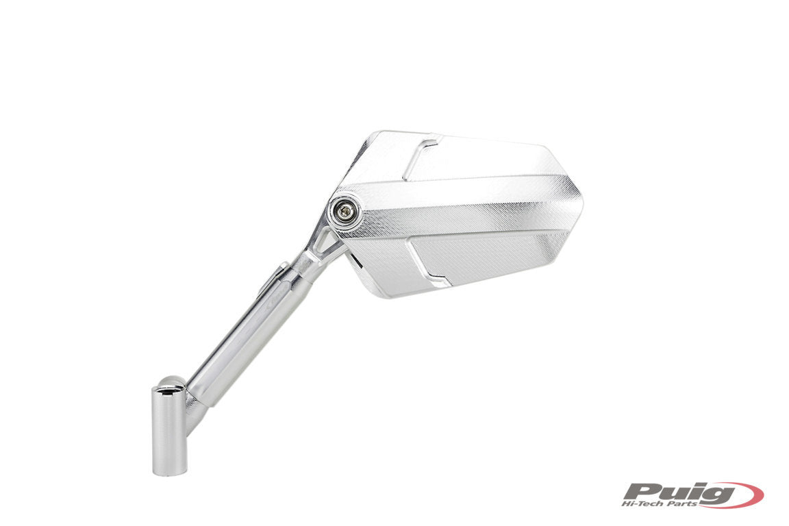 Puig Rear Mirror Mod. Explorer Homolog. Right C/Alu-Alu