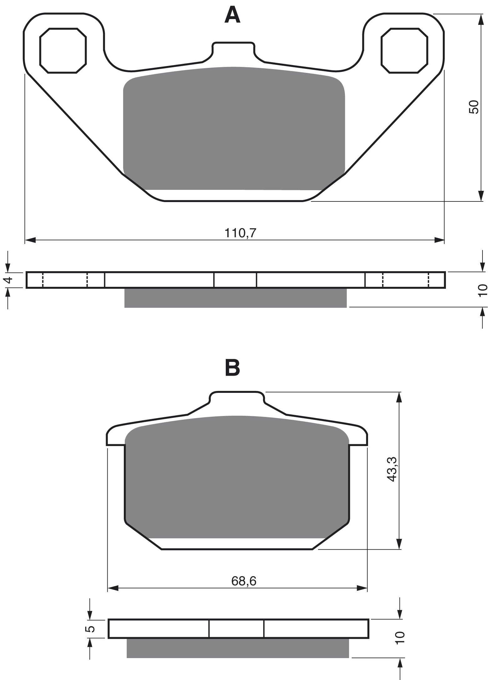 Variaattorihihna, Aixam Mega 1 , (B3211AA0957 / 3MB023)