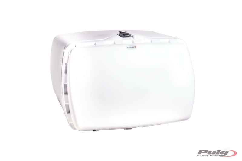 Puig Top Case Maxibox C/White Rear Opening With Lock