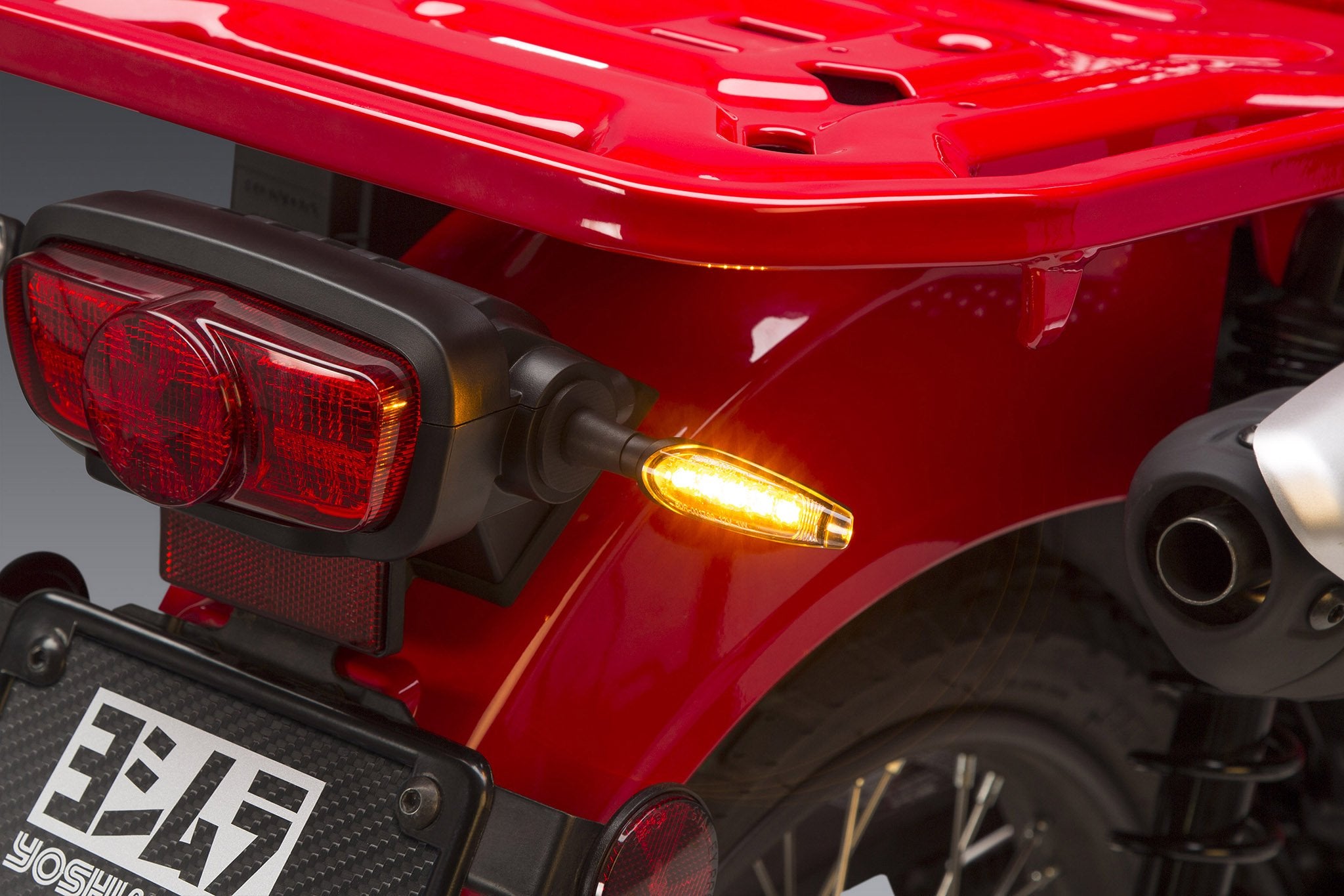 Yoshimura Honda Trail 125 2021 Rear Turn Signal Mount Plates