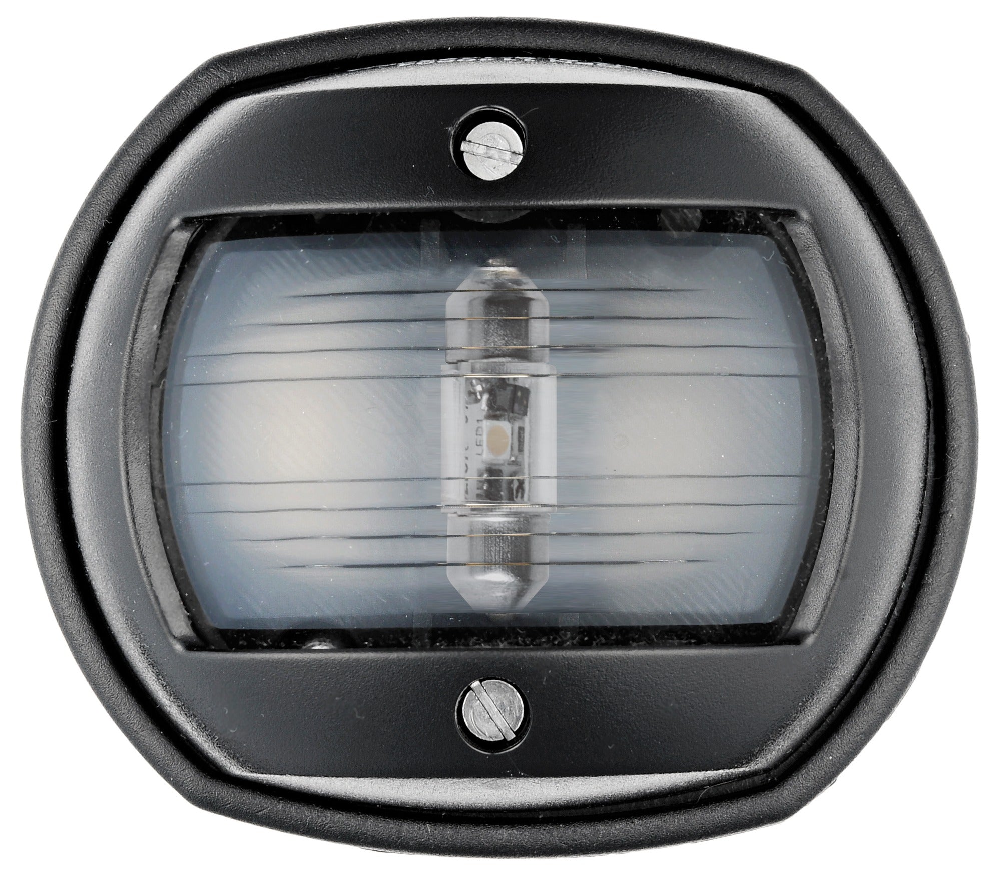 Kulkuvalo LED Compact 12 musta - valkoinen 135° perävalo