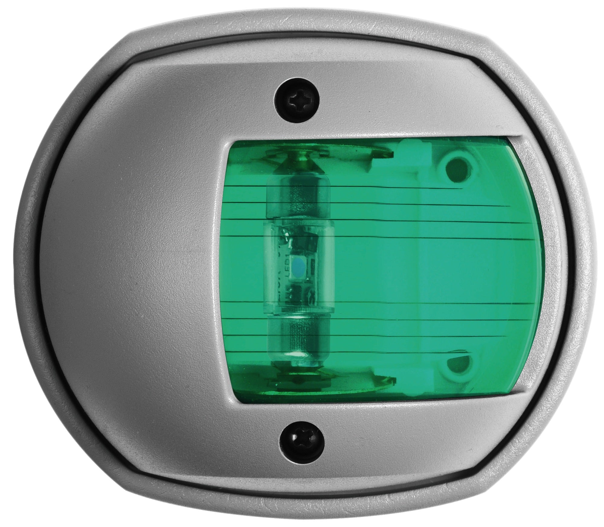 Kulkuvalo LED Compact 12 harmaa - vihreä