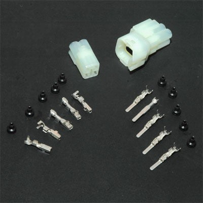 Electrosport 4-napainen neliönm. vesitiivis liitinsarja Kirkas