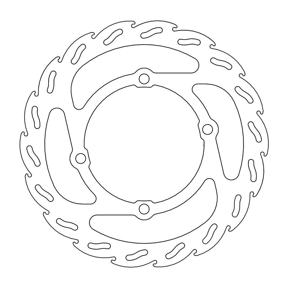 Moto-Master Flame Jarrulevy eteen KTM SX50 02-.. MC50 21-.. TC50 17-..