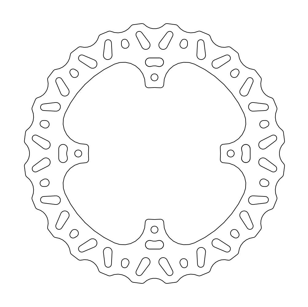 Moto-Master Jarrulevy CR/CRF taakse Nitro