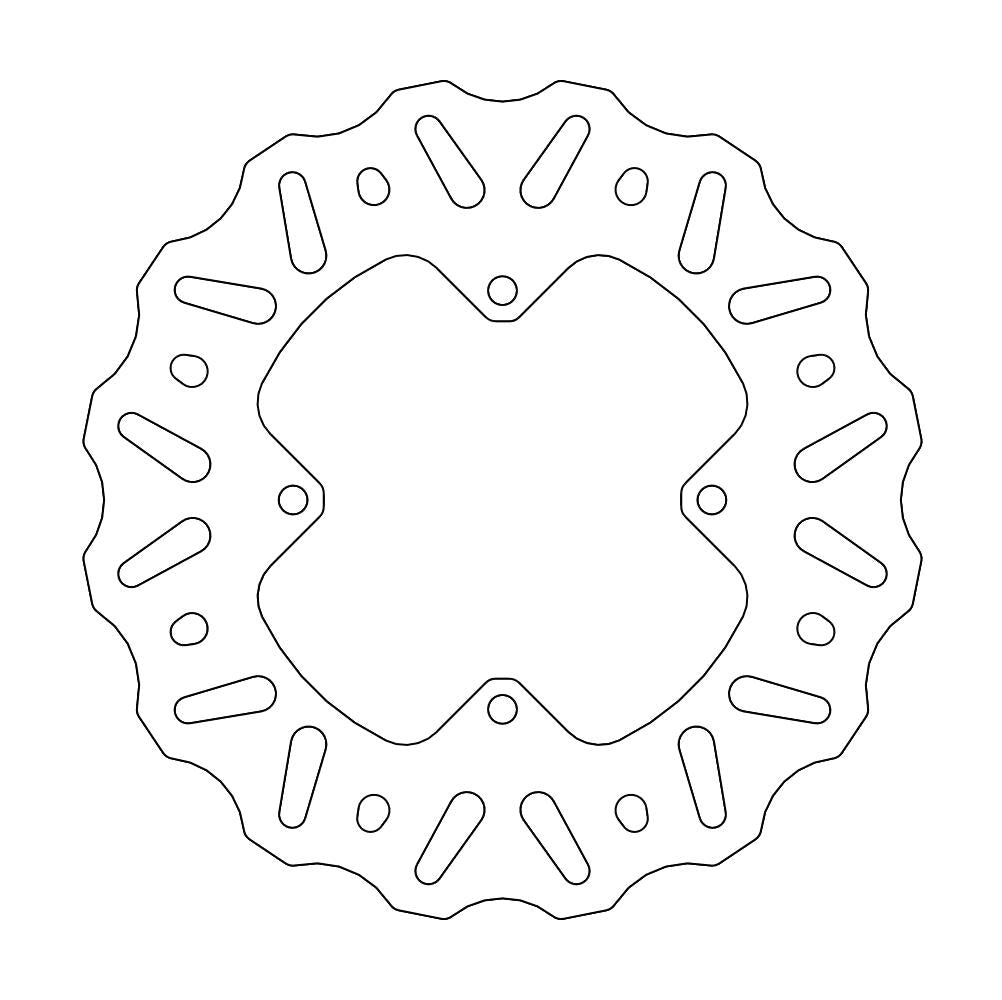 Moto-Master Jarrulevy CR85/CRF150 taakse Nitro