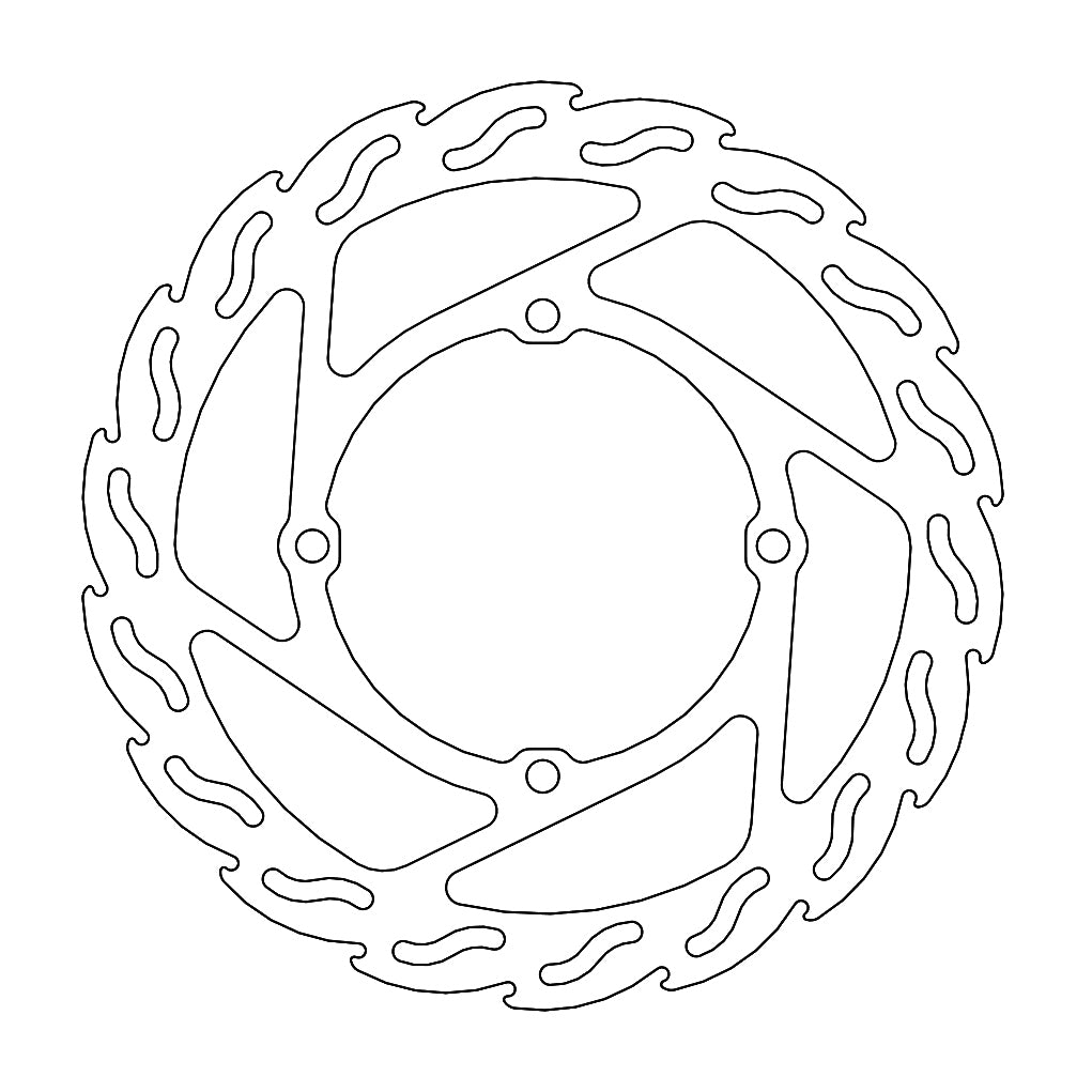 Moto-Master Flame Jarrulevy eteen Suzuki: RMZ450 2018->