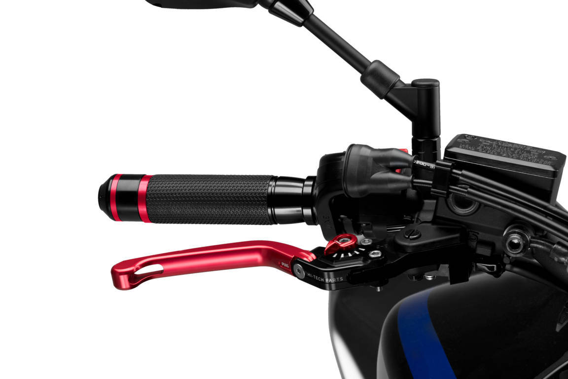 Puig Foldable Brake Lever C/Red Selector C/Red