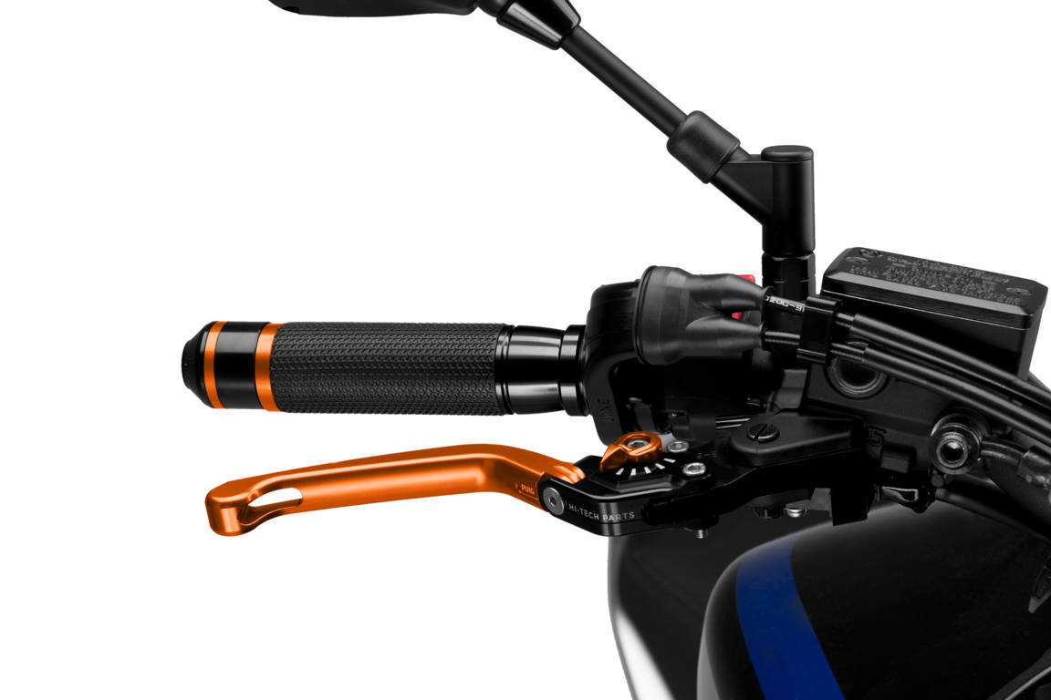 Puig Foldable Brake Lever 3.0. C/Orange Selector C/Oran