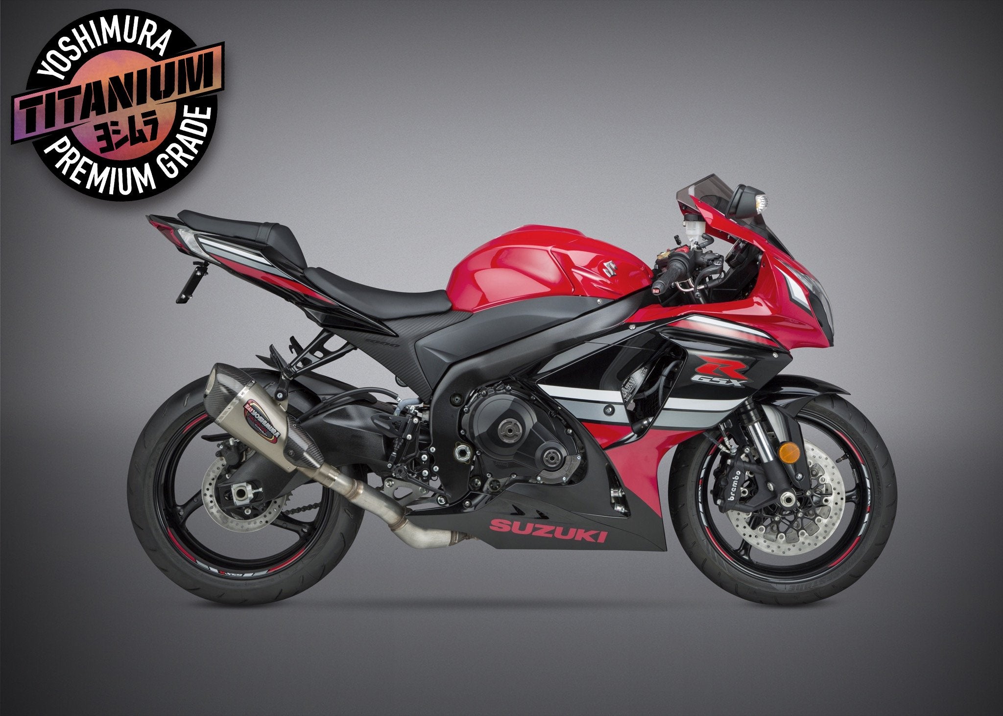 Yoshimura Slip-On Suzuki Gsx-R1000 2012-16 Street Alpha T So Ti-Ti-Cf Works Fini