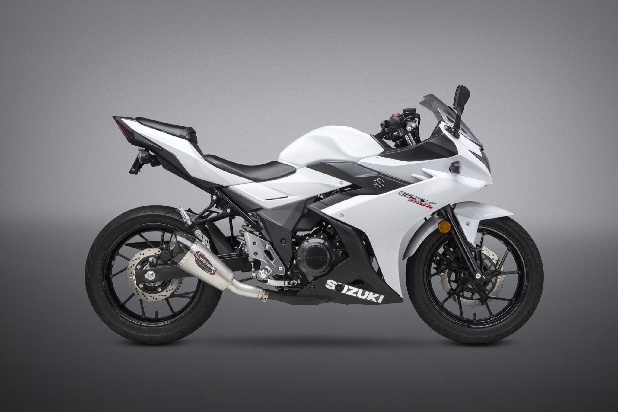 Yoshimura Slip-On Suzuki Gsx250R 2018-19 Street Alpha T So Ss-Ss-Cf Works Finish