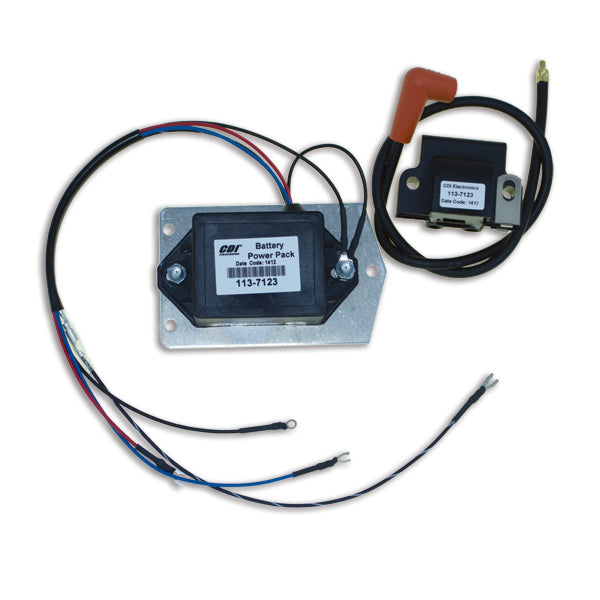 Cdi Elec. Johnson/Evinrude Battery Power Pack - 3/4 Cyl. 55-100HP (1968-72)