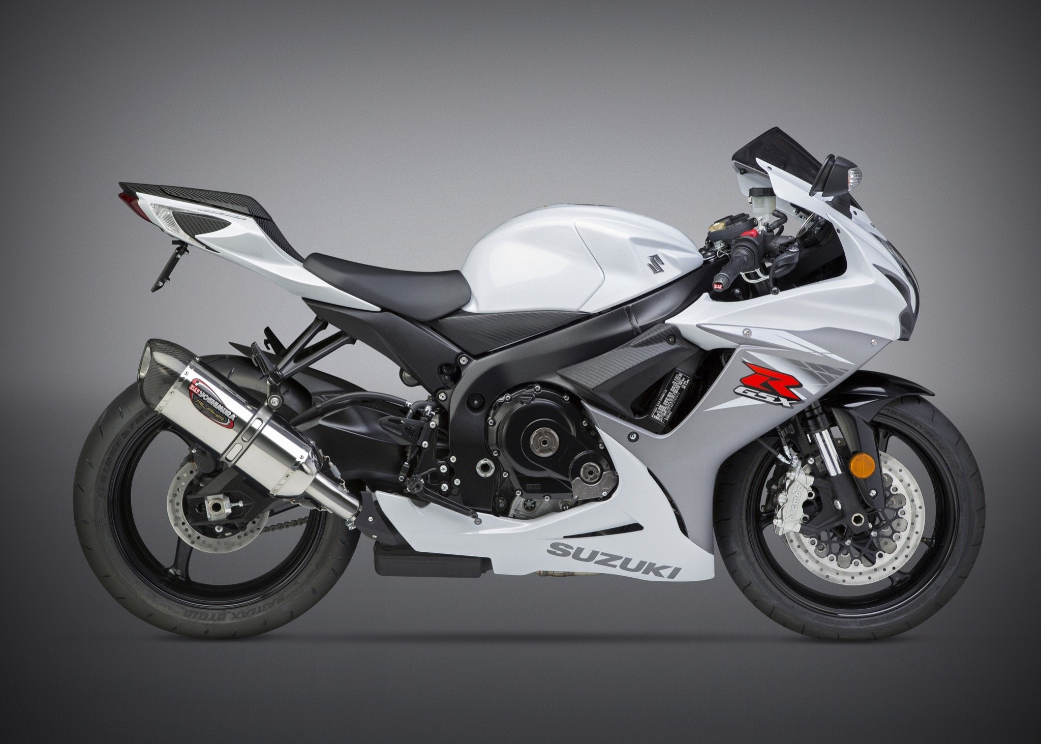 Yoshimura Slip-On Suzuki Gsx-R600/750 2011-19 Signature Alpha So Ss-Ss-Cf