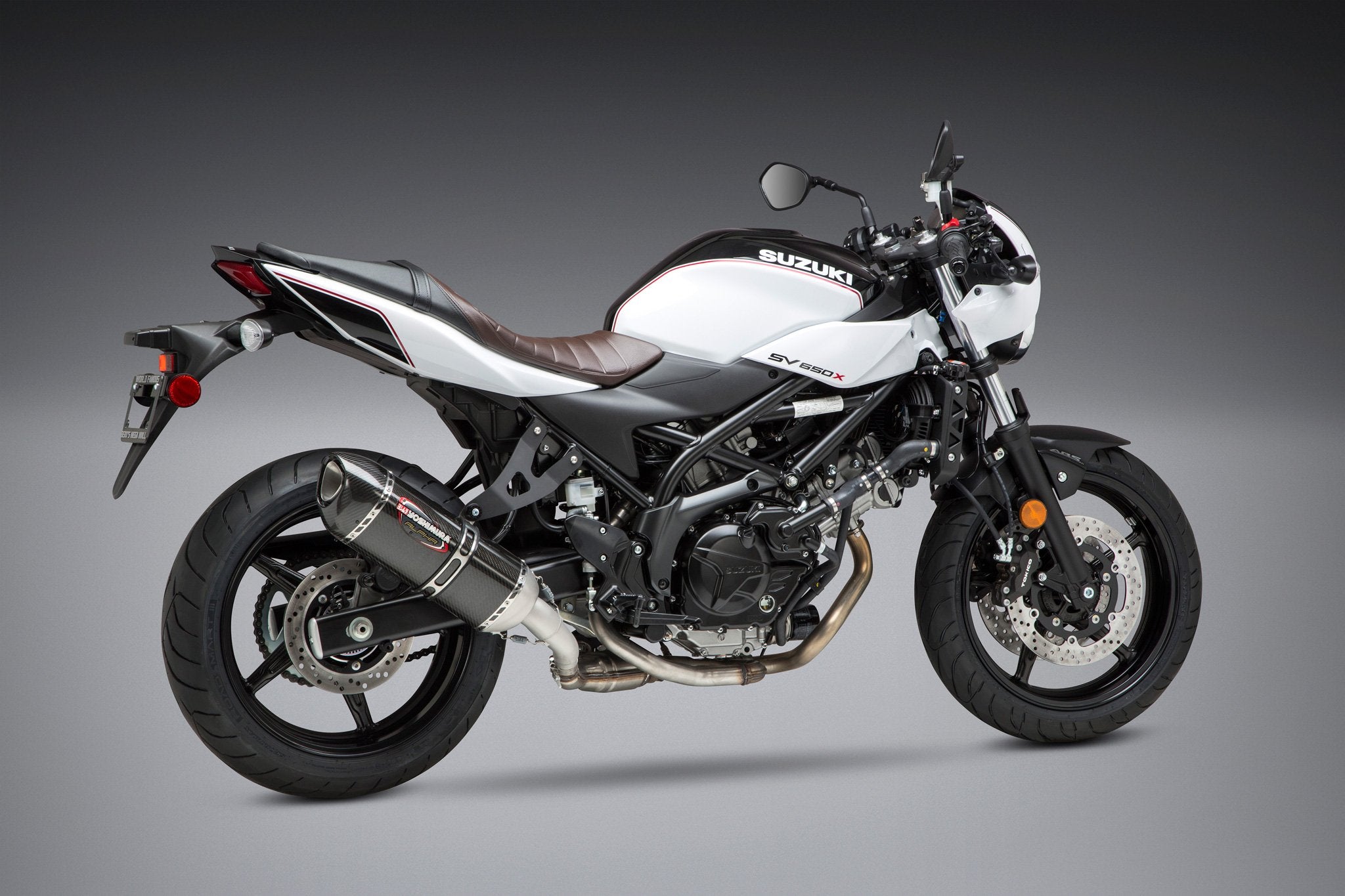 Yoshimura Slip-On Suzuki Sv650 2017-20 / Sv650X 20 Street Alpha So Ss-Cf-Cf Work