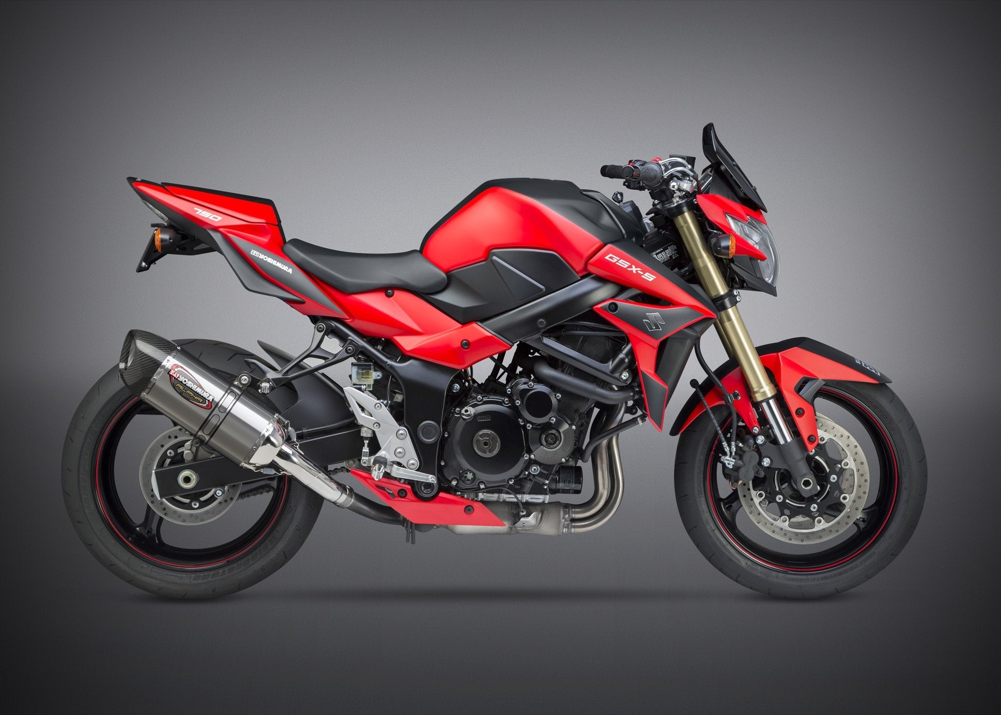 Yoshimura Slip-On Suzuki Gsx-S750/Z 2015-16 Signature Alpha So Ss-Ss-Cf