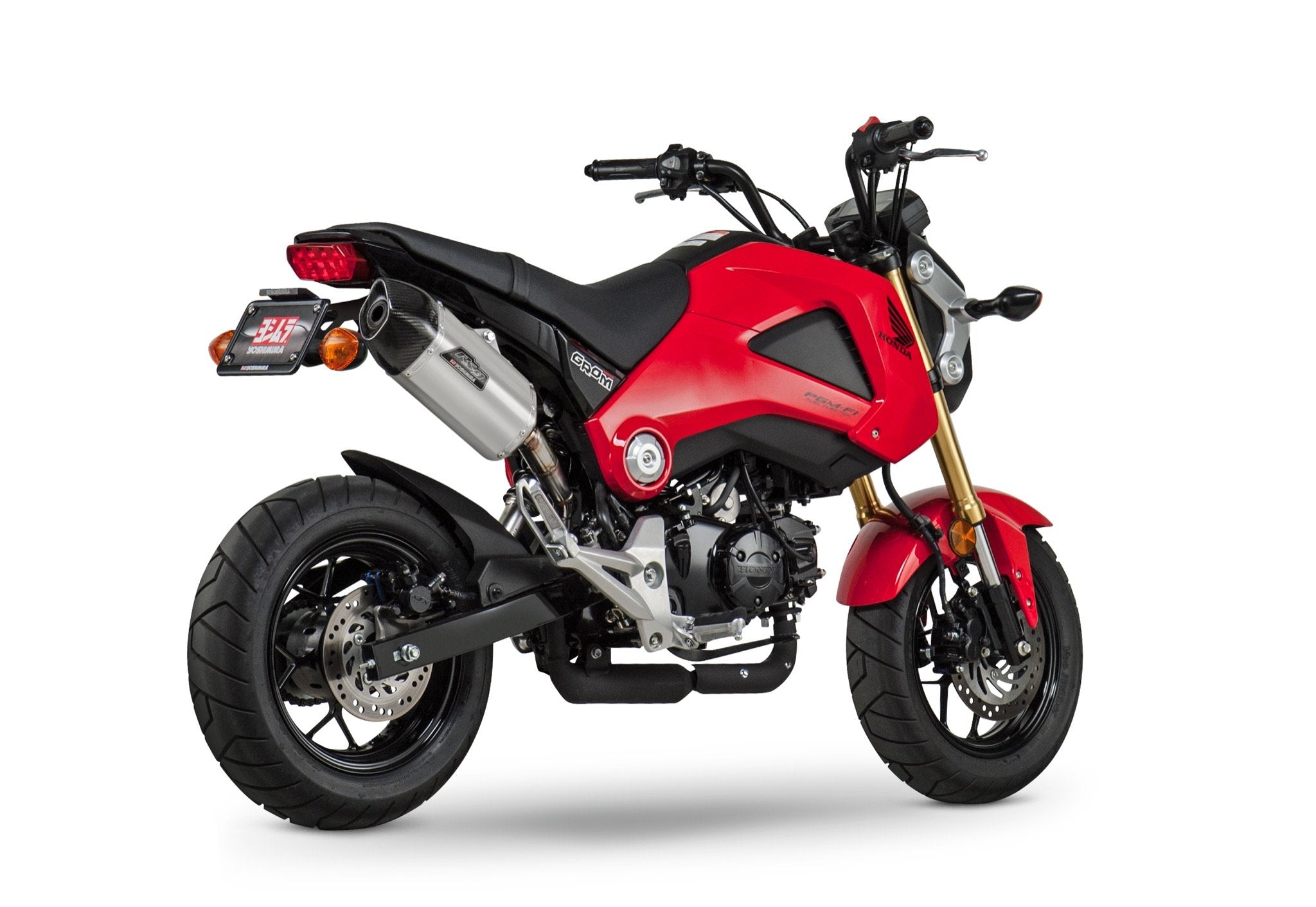 Yoshimura Slip-On Honda Grom 2014-15 Signature Rs-9 So Ss-Al-Cf