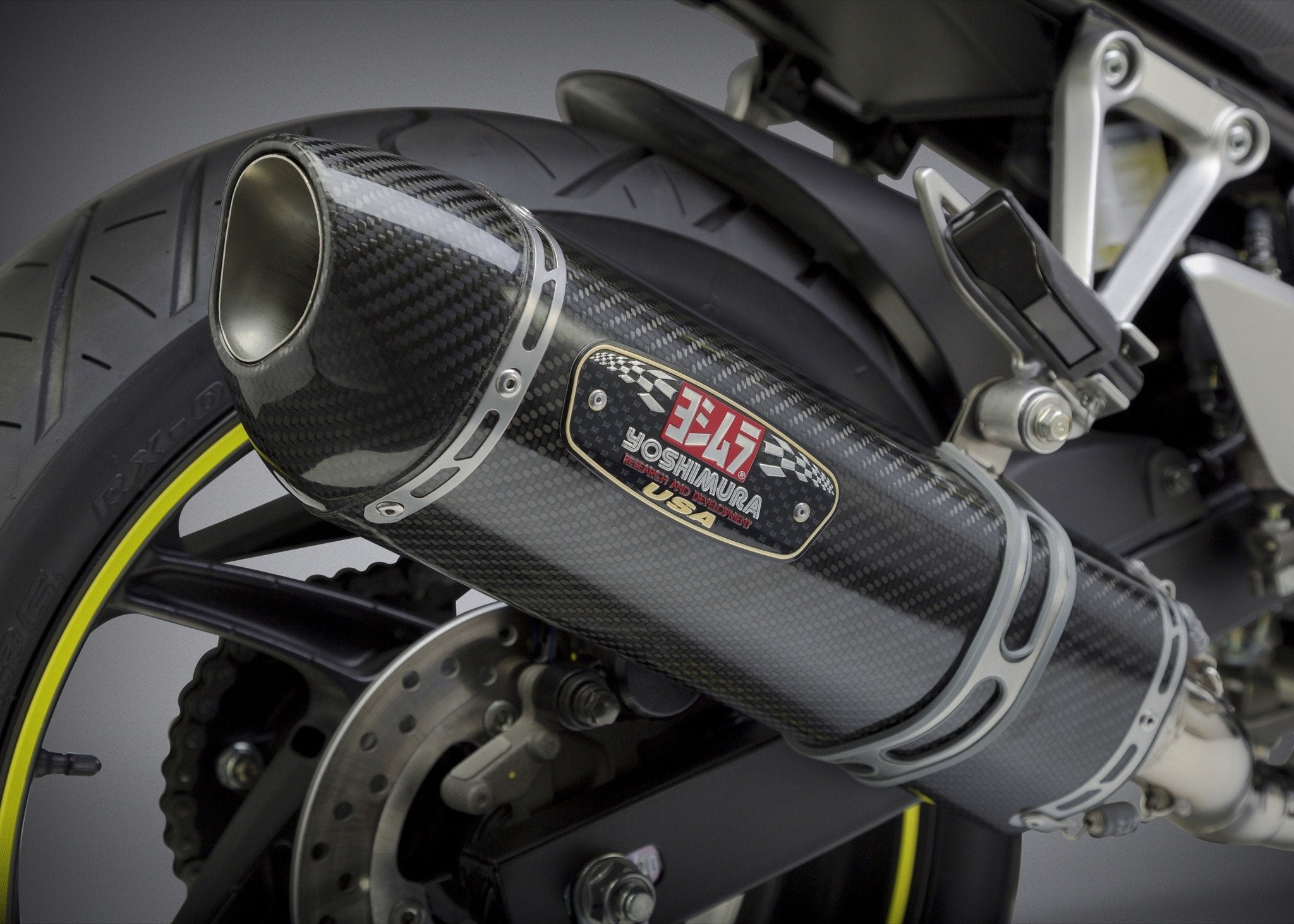 Yoshimura Slip-On Honda Cbr300R 15-19 / Cb300F 2015-16 Race R-77 So Ss-Cf-Cf