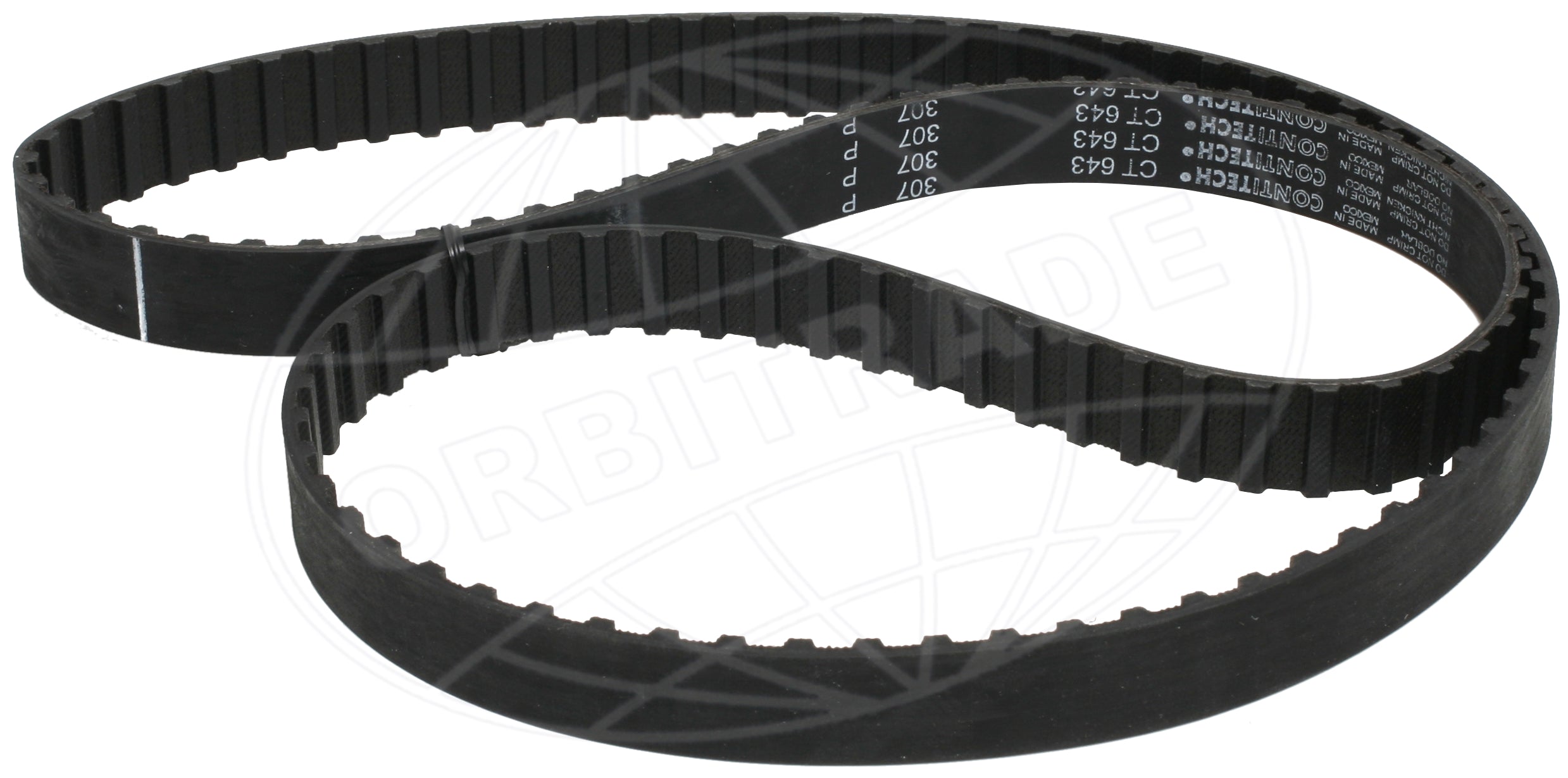 Orbitrade, timing belt