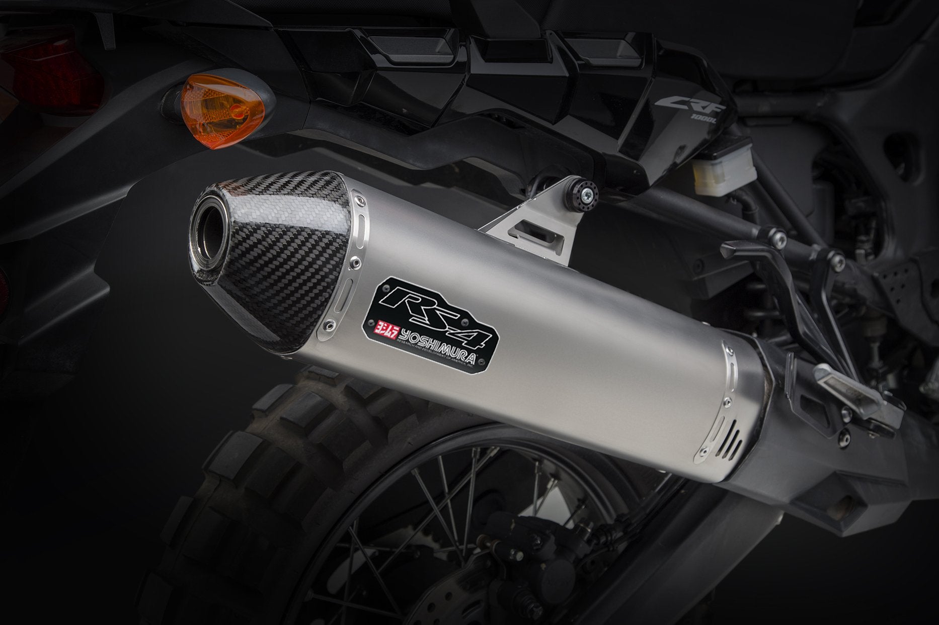 Yoshimura Slip-On Honda Africa Twin 2016-19 Street Rs-4 So Ss-Ss-Cf Works Finish