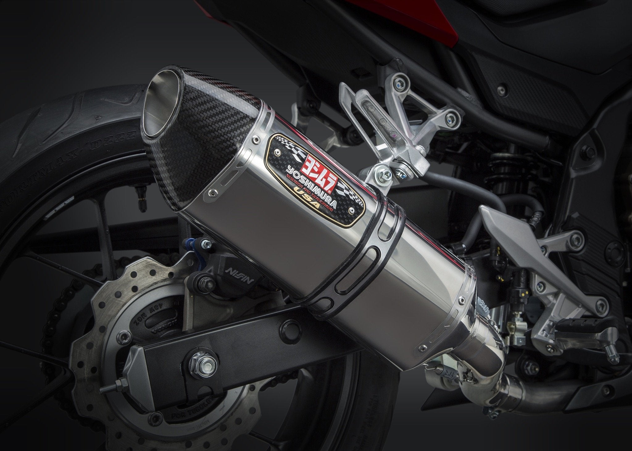 Yoshimura Slip-On Honda Cbr500R 2016-18 / Cb500F 2016-17 Signature R-77 So Ss-Ss