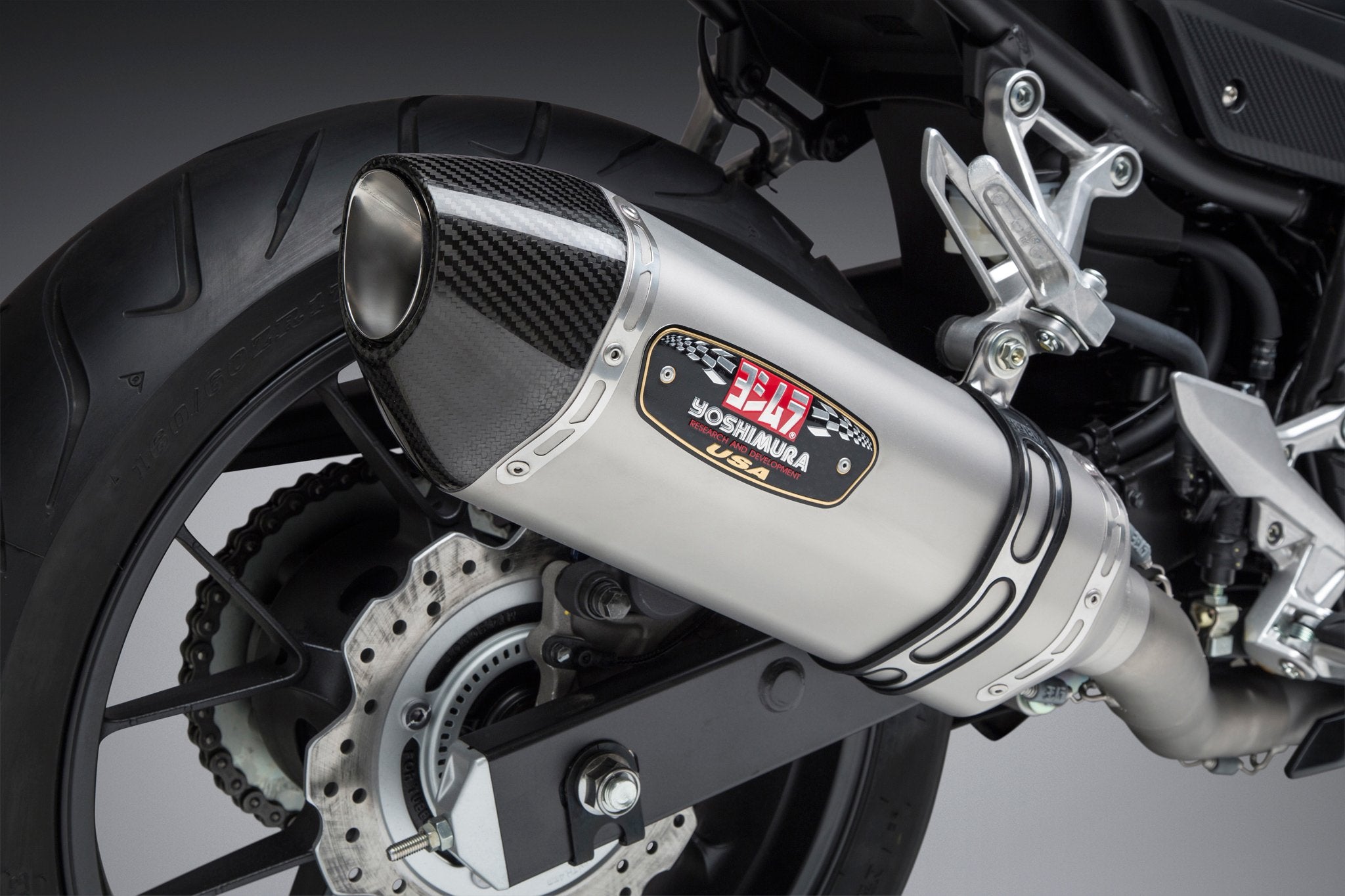 Yoshimura Full System Honda Cbr500R 2016-18 / X 17-18 Race R-77 Fs Ss-Ss-Cf Work