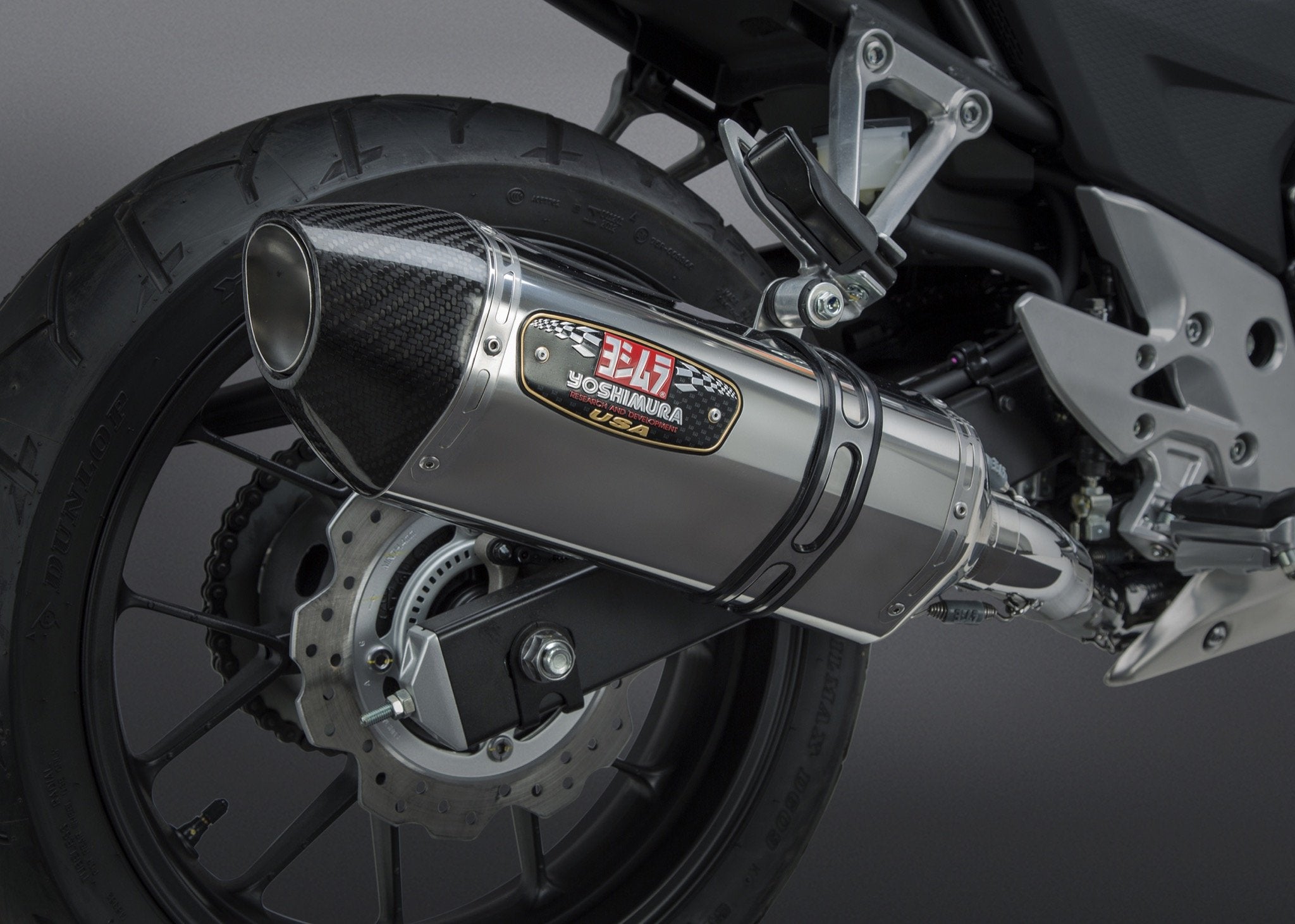 Yoshimura Full System Honda Cb500X 2013-16/Cbr500R/Cb500F 2013-15 Race R-77 Fs S