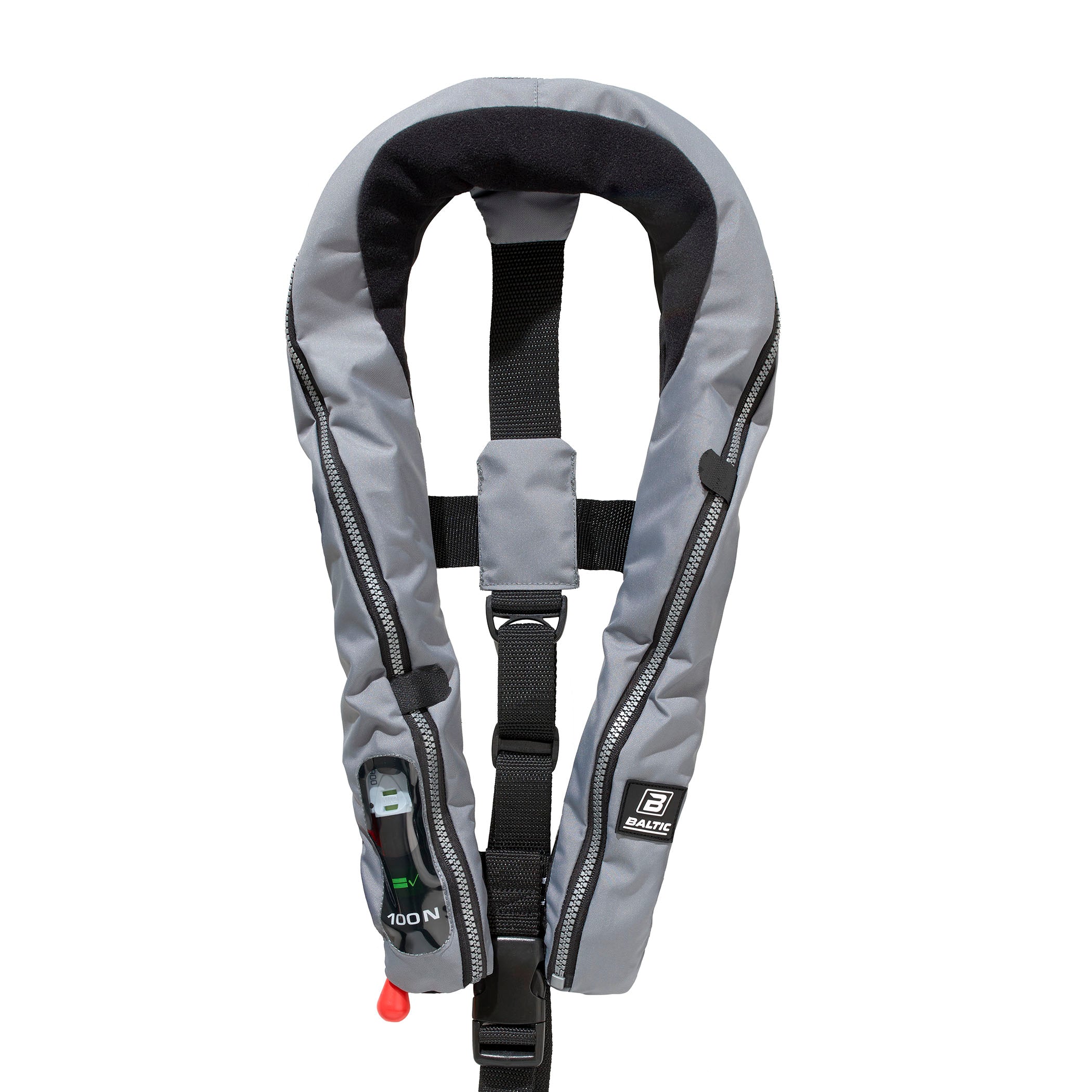 Baltic Compact 100 auto ilmatäytteinen pelastusliivi harmaa 30-110kg