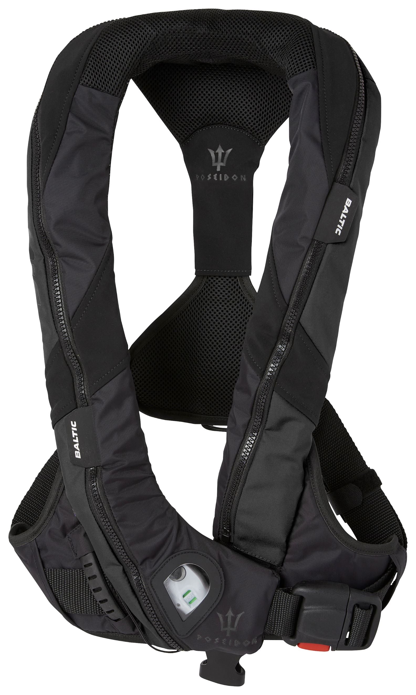Baltic Poseidon auto ilmatäytteinen pelastusliivi musta 40-120kg
