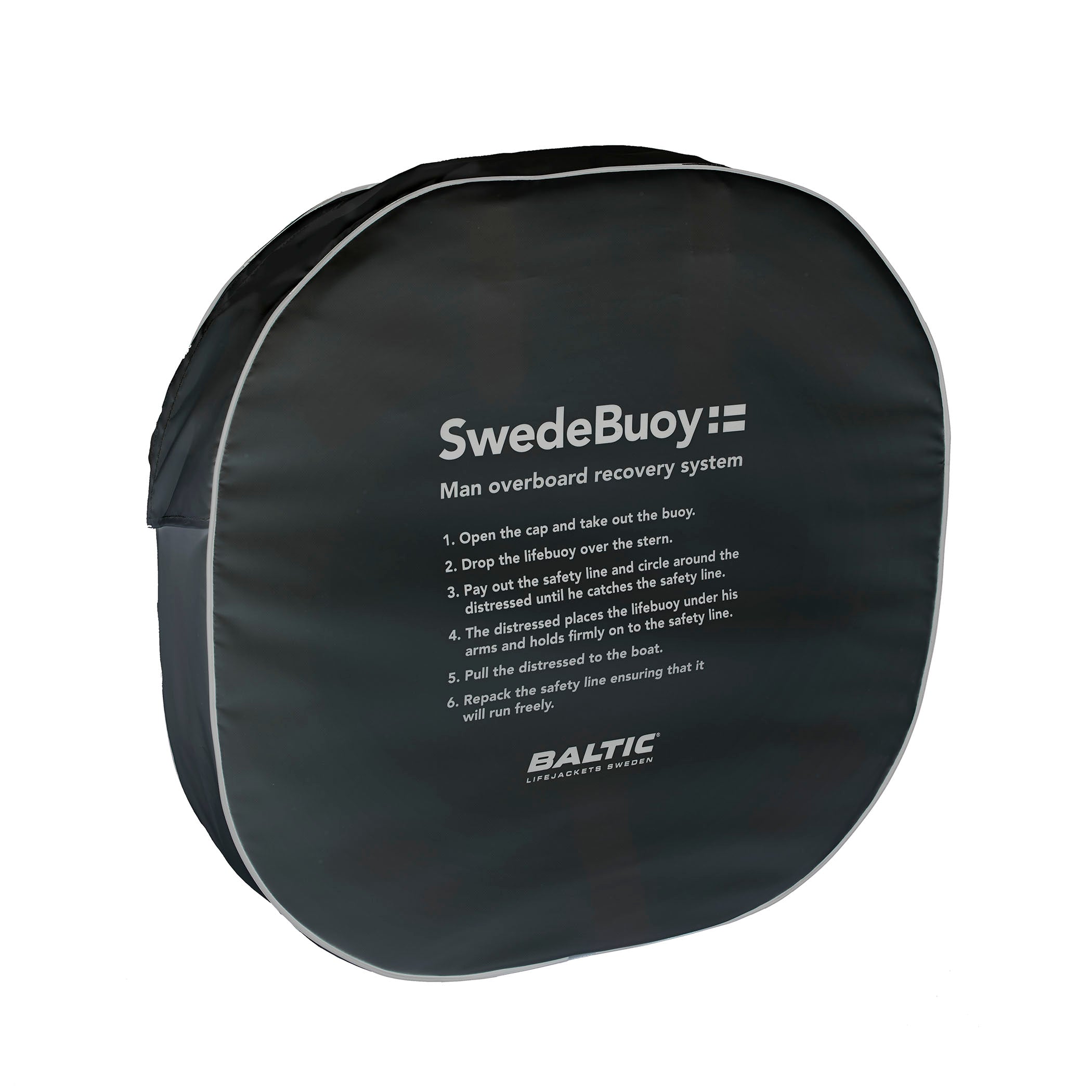 Baltic Swedebuoy pelastusjärjestelmä musta