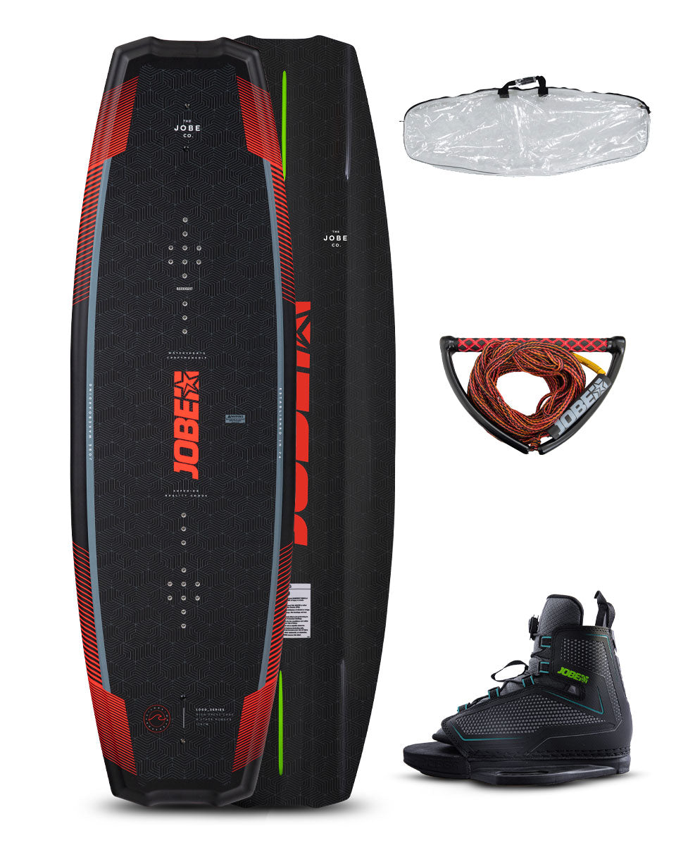 JOBE Logo Wakeboard paketti 138 / Maze side 40-46