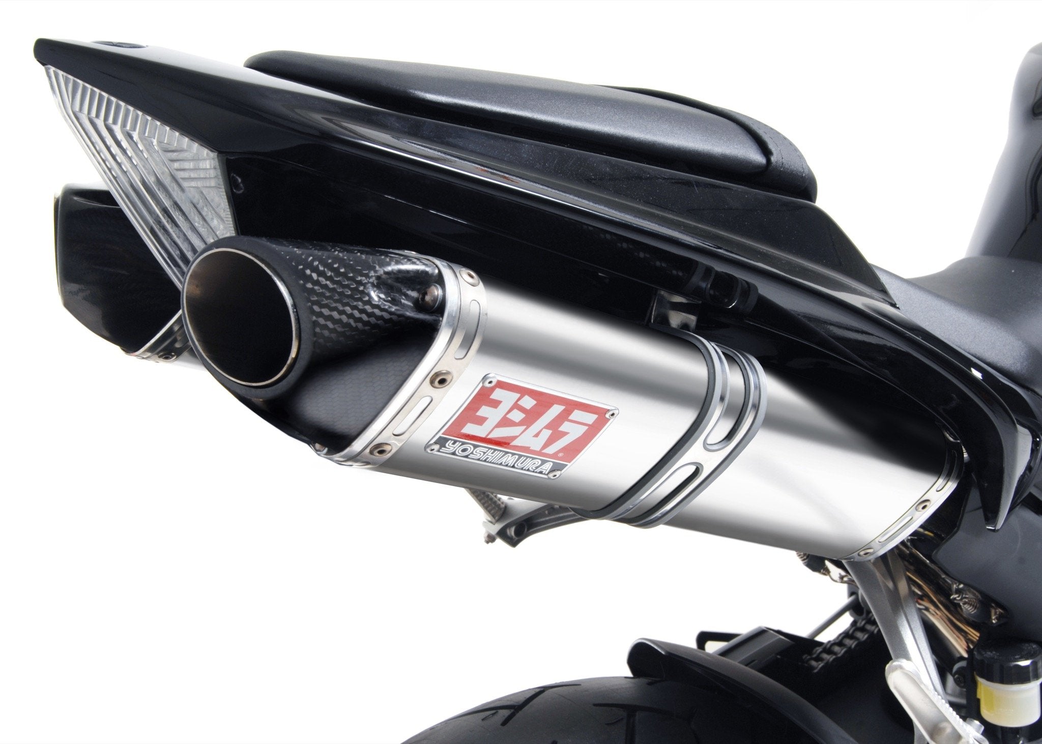 Yoshimura Slip-On Yamaha Yzf-R1 2007-08 Street Trc So Ss-Ss-Cf Dual