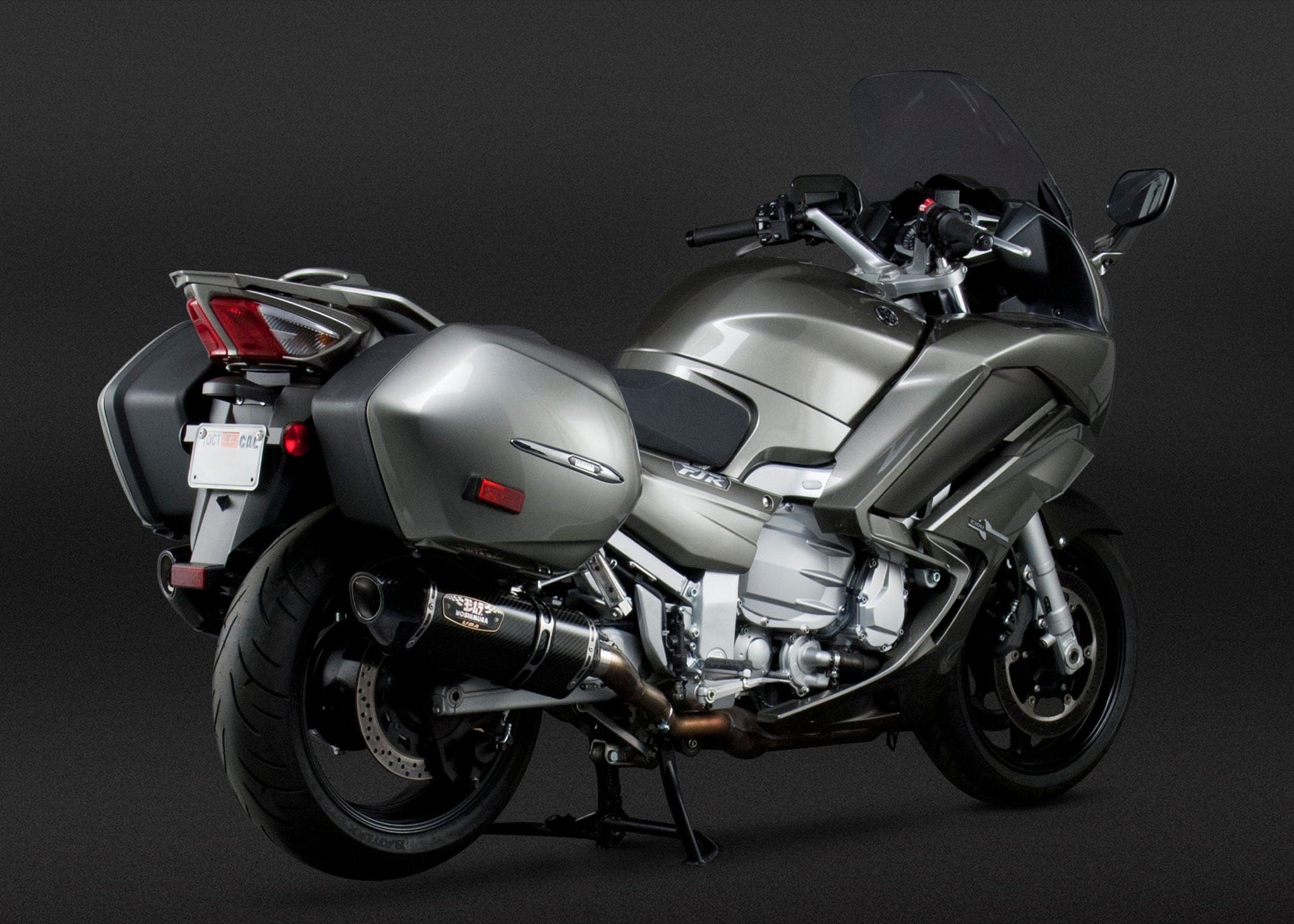Yoshimura Slip-On Yamaha Fjr1300A 2013-19 Signature R-77 So Ss-Cf-Cf Dual