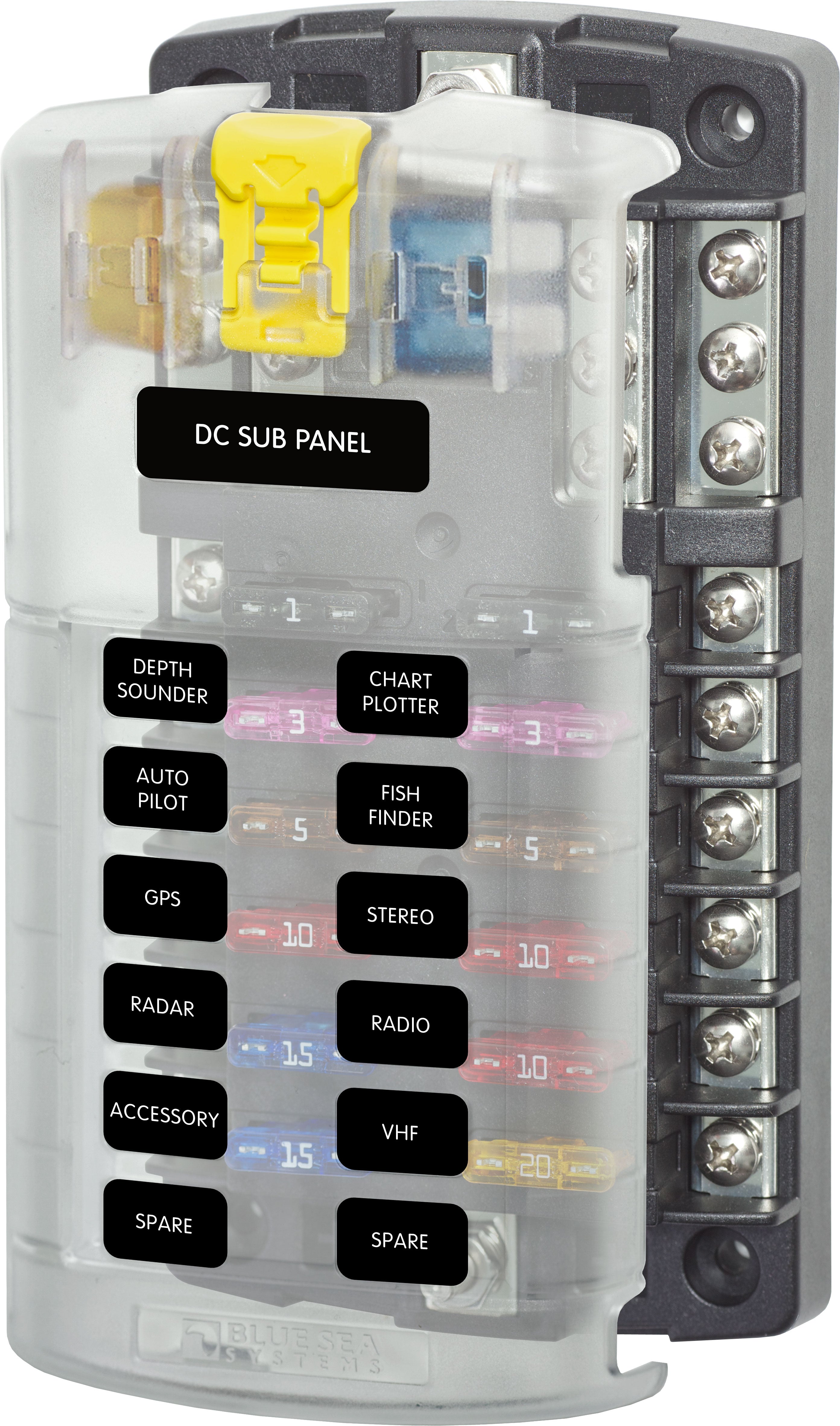 Blue Sea ST Blade Common source Fuse Blocks
