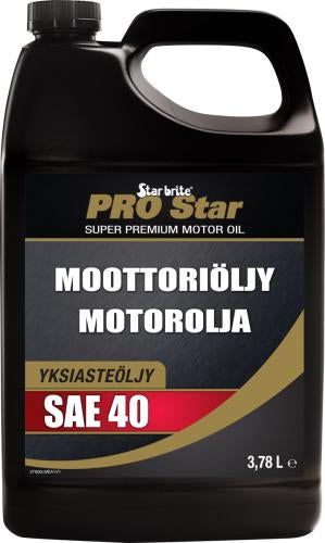 Star brite Moottoriöljy SAE40 diesel-ja bens.moottoreihin 3,78L