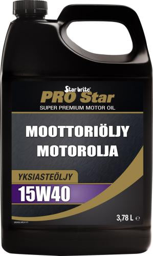 Star brite Pro Star 4-tahti moottoriöljy 15W40 3,78L