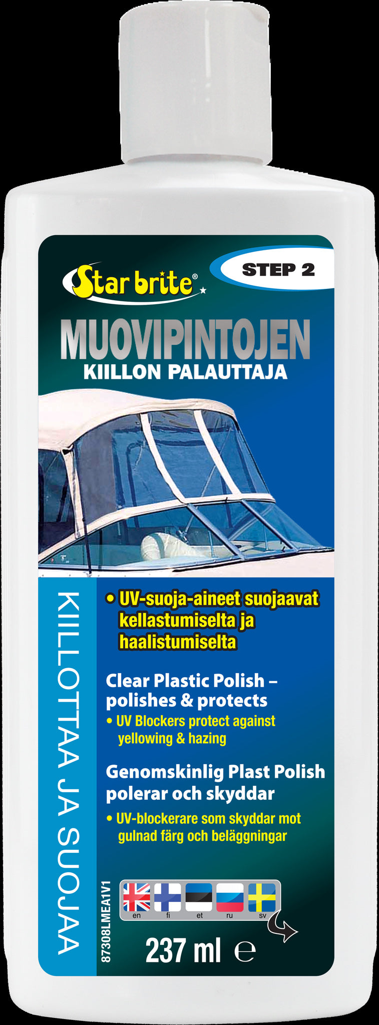 Star brite Muovin kiilloke/entisöintiaine 237ml (Vaihe 2)