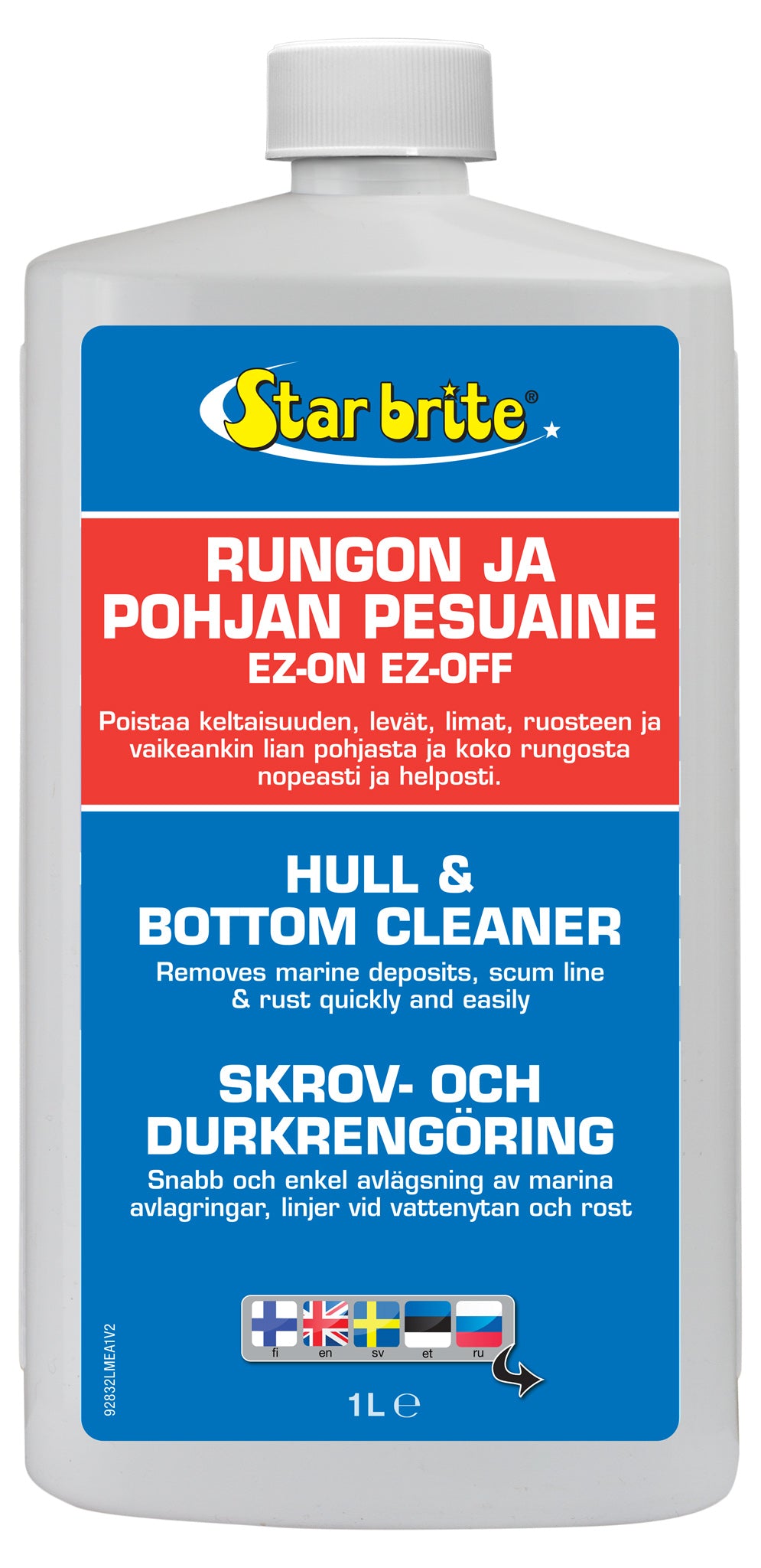 Star brite EZ-ON EZ-OFF rungon pesuaine & näkinpoisto 1L
