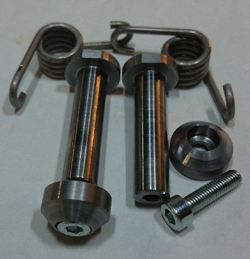 TMV Footpeg Pins Bolt-On 10mm + Springs KTM 05-15