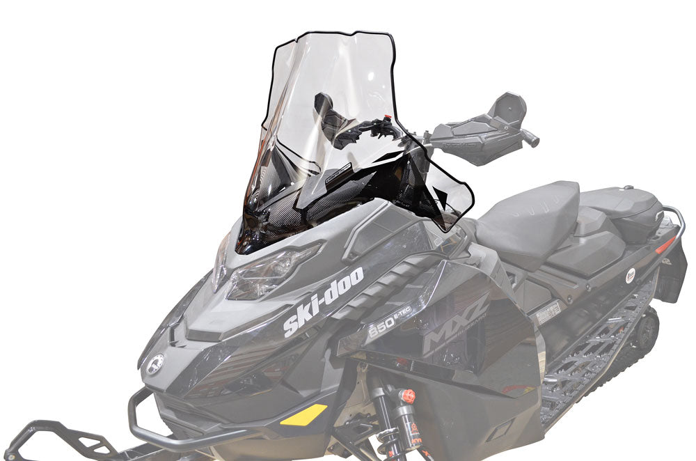 Powermadd Tuulilasi, Ski-Doo Gen5 Korkea 21", Kirkas/Mustalla grafiikalla