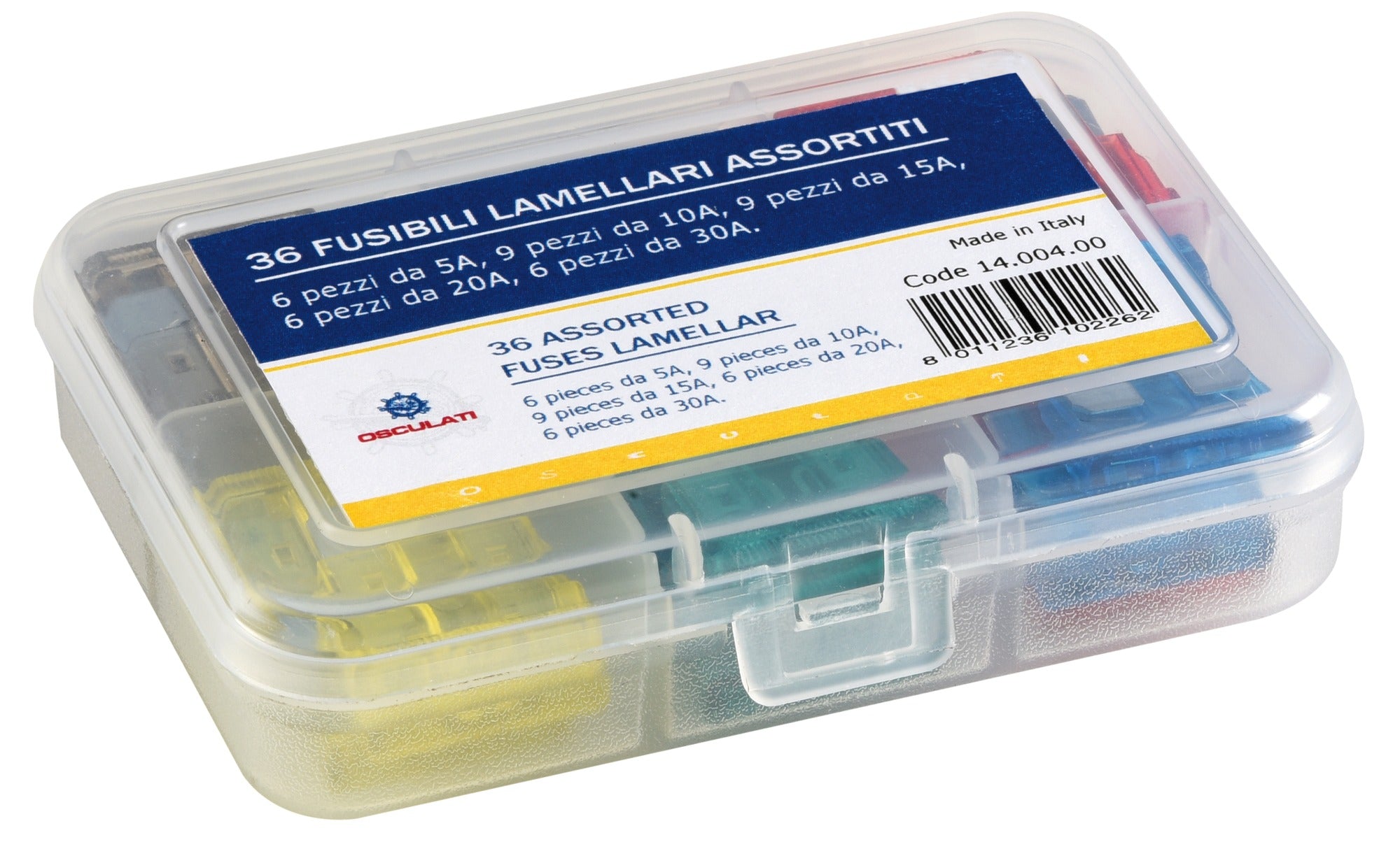 Assorted blade fuses 36pcs
