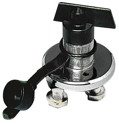 Battery swich with Key Chrome brass