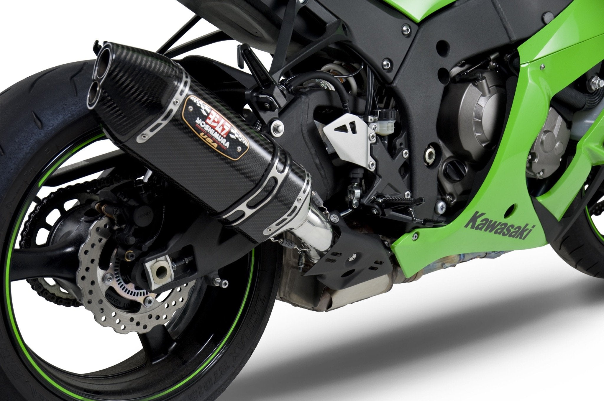 Yoshimura Slip-On Kawasaki Zx-10R 2011-15 Street R-77D So Ss-Cf-Cf