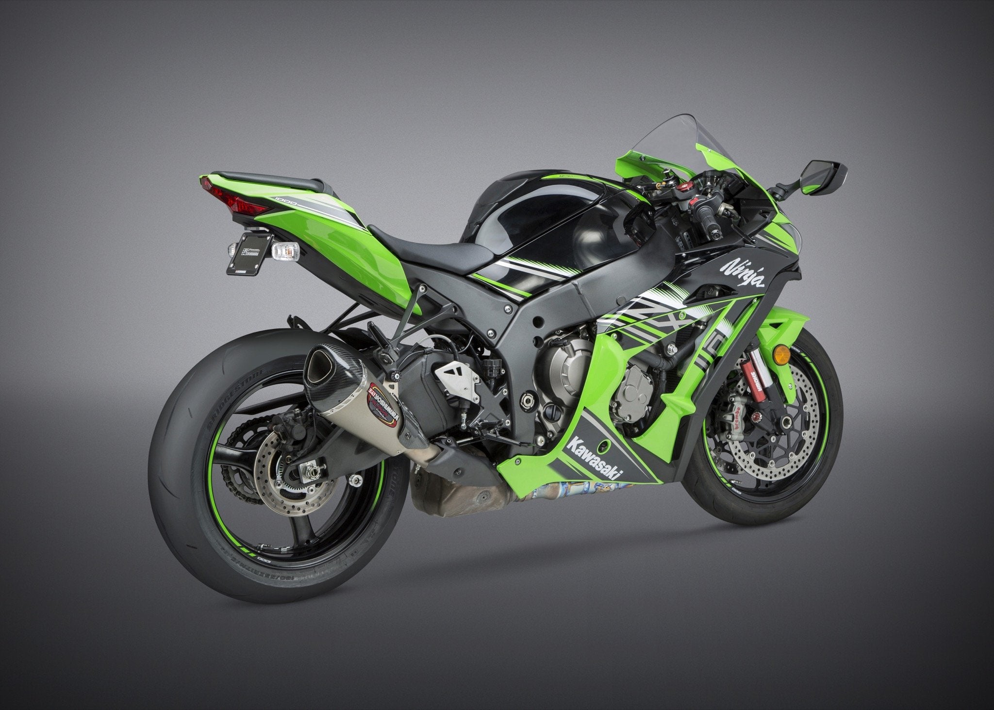 Yoshimura Slip-On Kawasaki Zx-10R/Rr 2012-20 Street Alpha T So Ti-Ti-Cf Works Fi