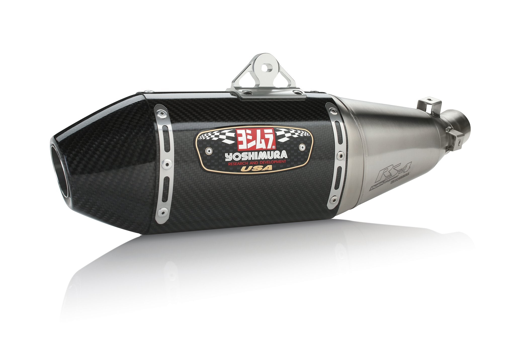 Yoshimura Slip-On Kawasaki Zx-6R 2013-18 Street Rs-4 So Ss-Cf-Cf