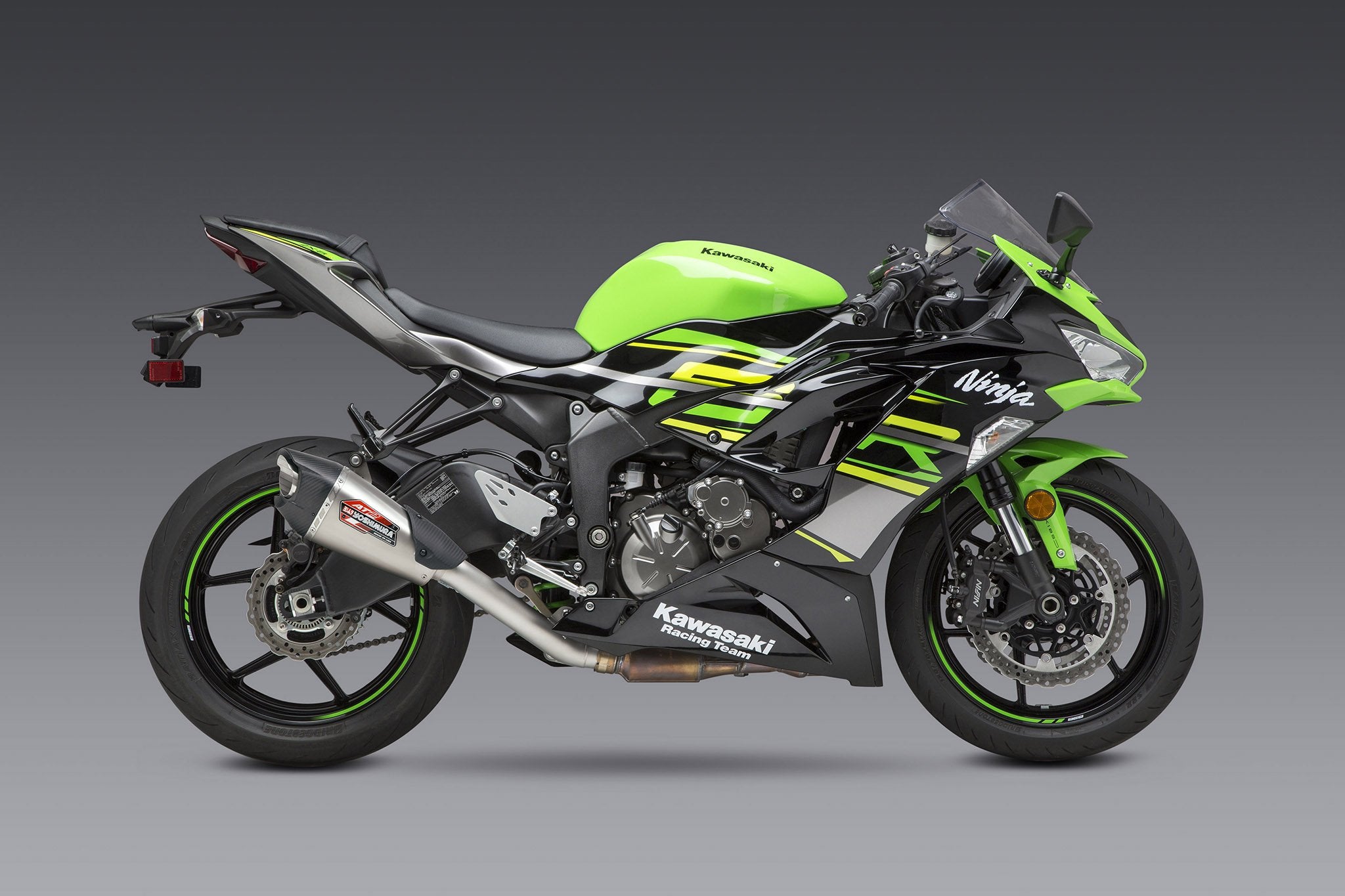 Yoshimura 3/4 System Exhaust Kawasaki Zx-6R 19-24 AT2 3Qtr Ss-Cf