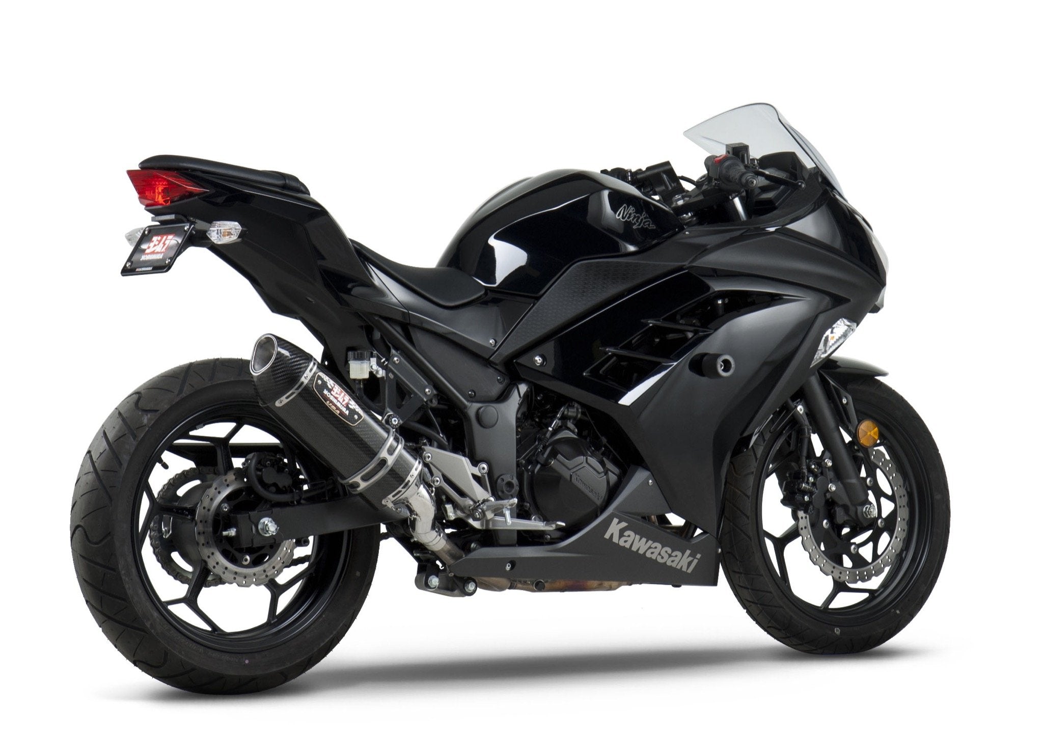 Yoshimura Slip-On Kawasaki Ninja 300 2013-17 Street R-77 So Ss-Cf-Cf