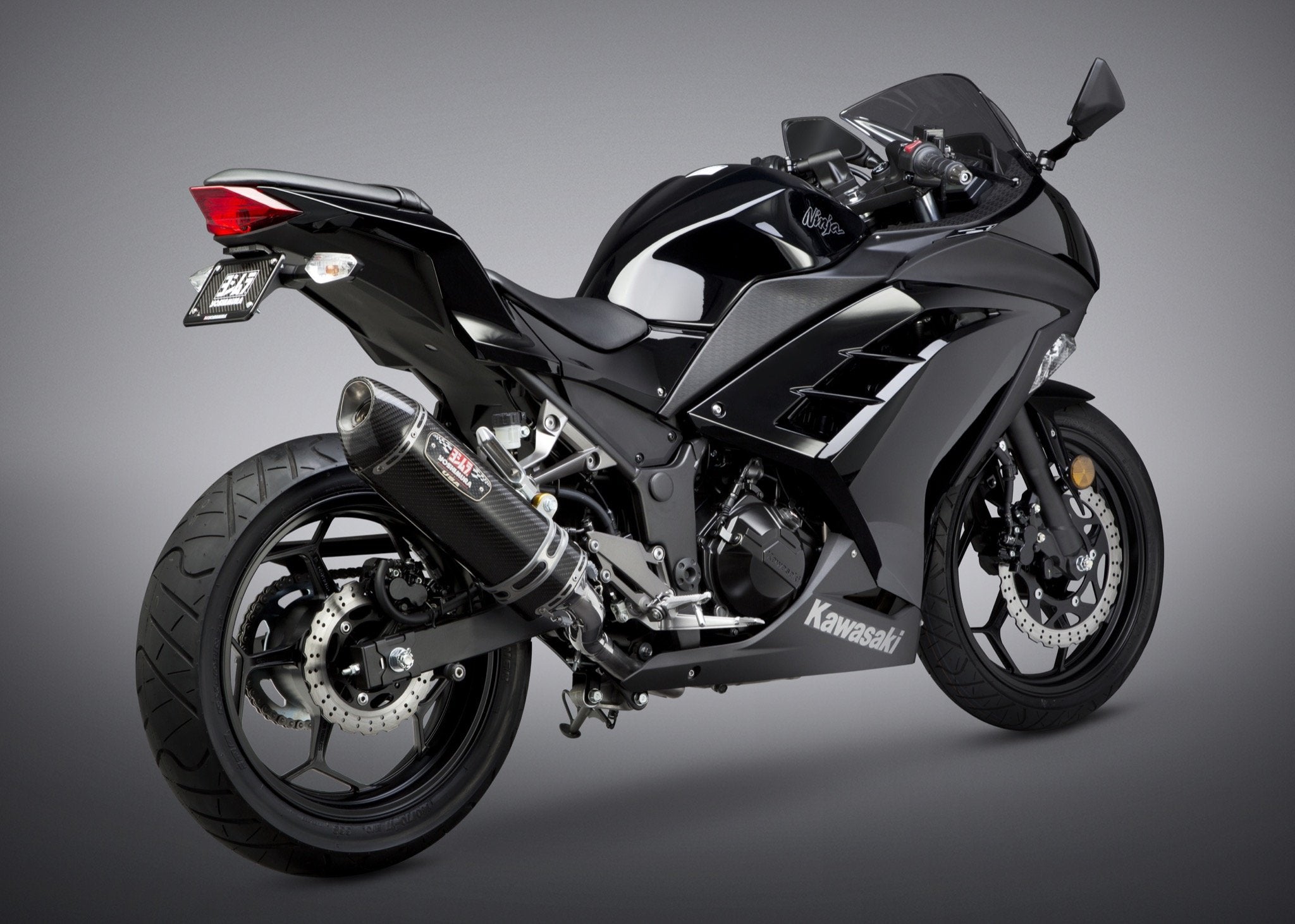 Yoshimura Slip-On Kawasaki Ninja 300 2013-17 Signature R-77 So Ss-Cf-Cf